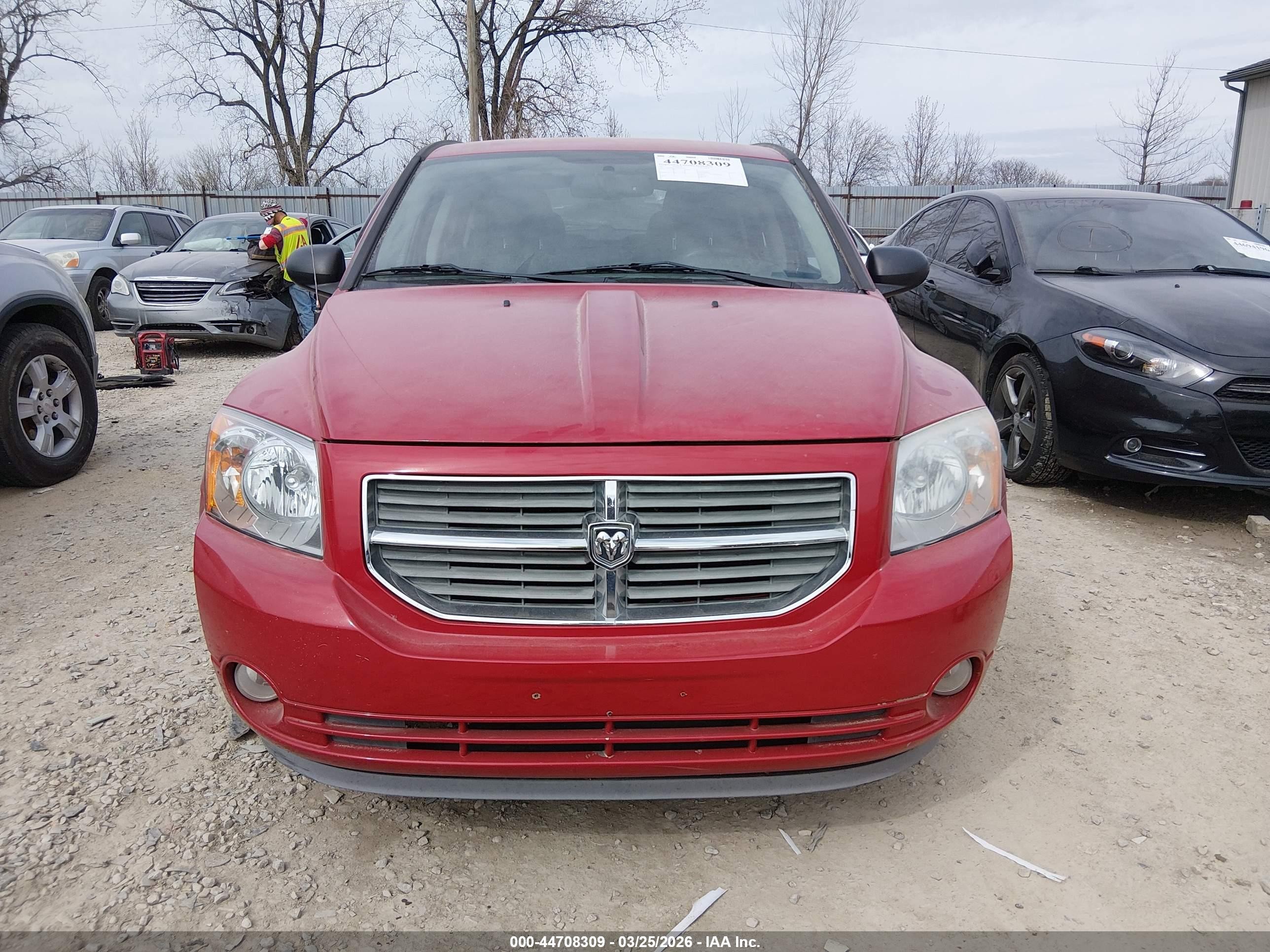 2012 Dodge Caliber Sxt Красный vin: 1C3CDWDA1CD534942