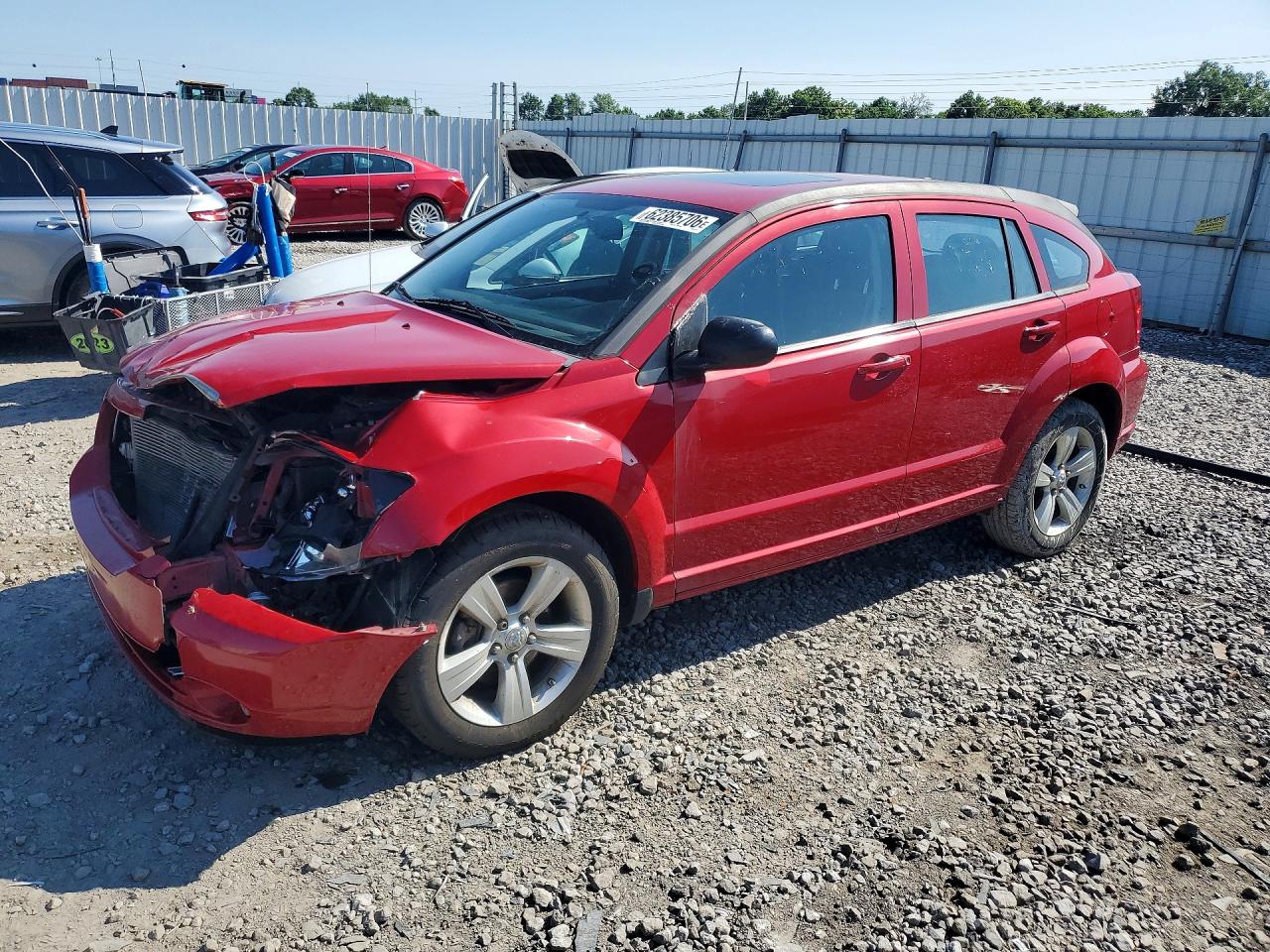 2012 Dodge Caliber Sxt Red vin: 1C3CDWDA5CD527671