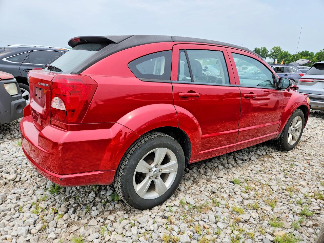 2012 Dodge Caliber Sxt Red vin: 1C3CDWDA5CD527671