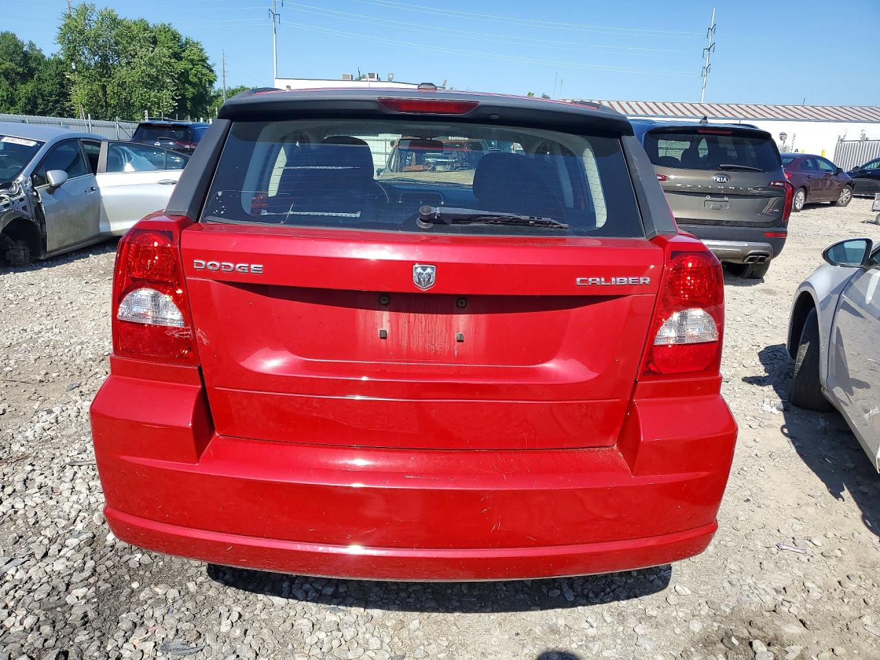 2012 Dodge Caliber Sxt Red vin: 1C3CDWDA5CD527671