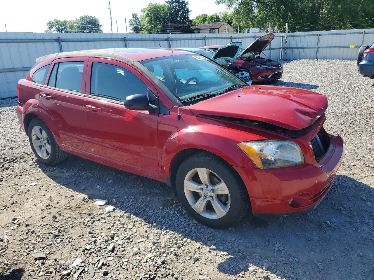 2012 Dodge Caliber Sxt Red vin: 1C3CDWDA5CD527671