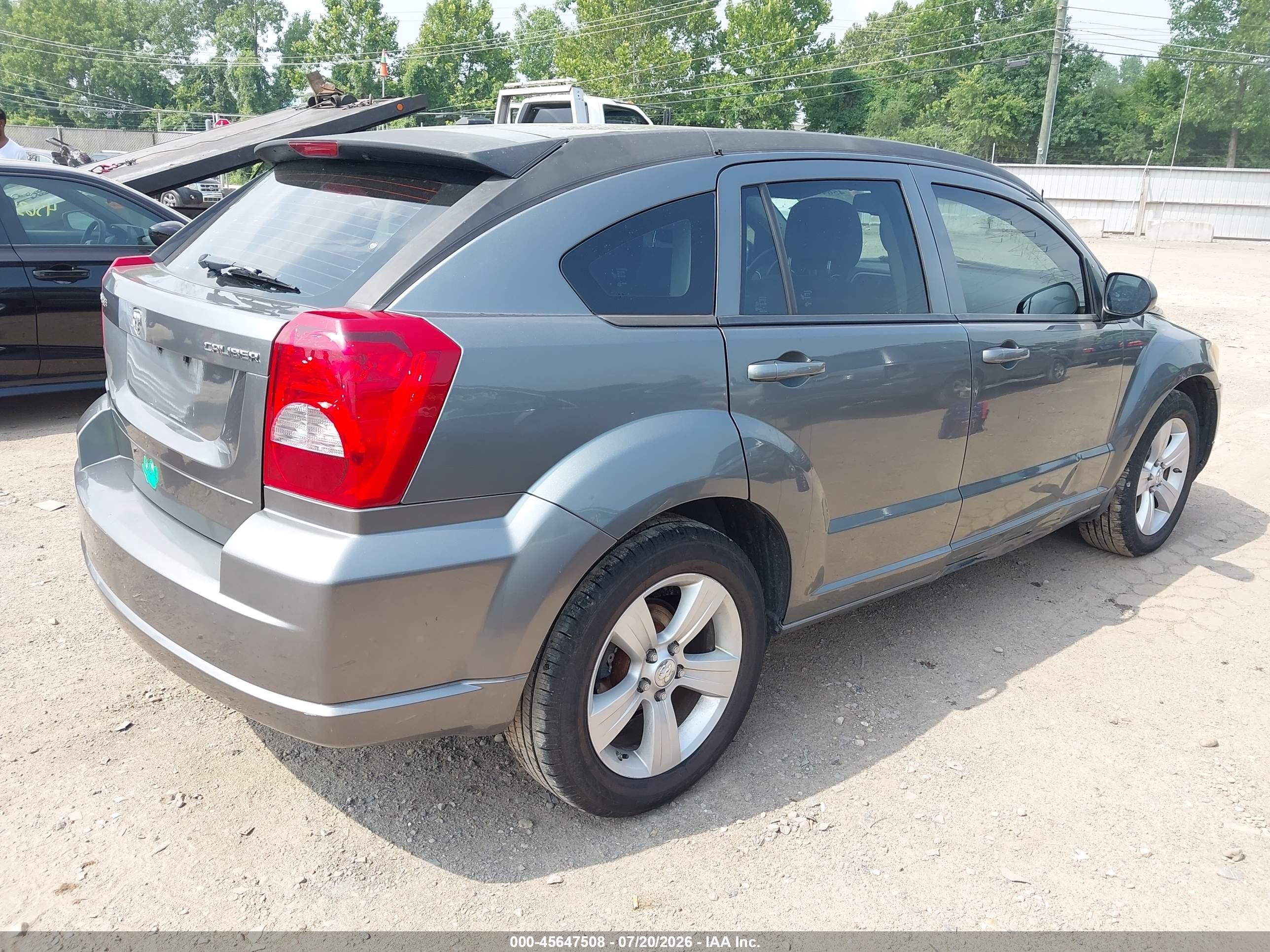 2012 Dodge Caliber Sxt Gray vin: 1C3CDWDA5CD535138