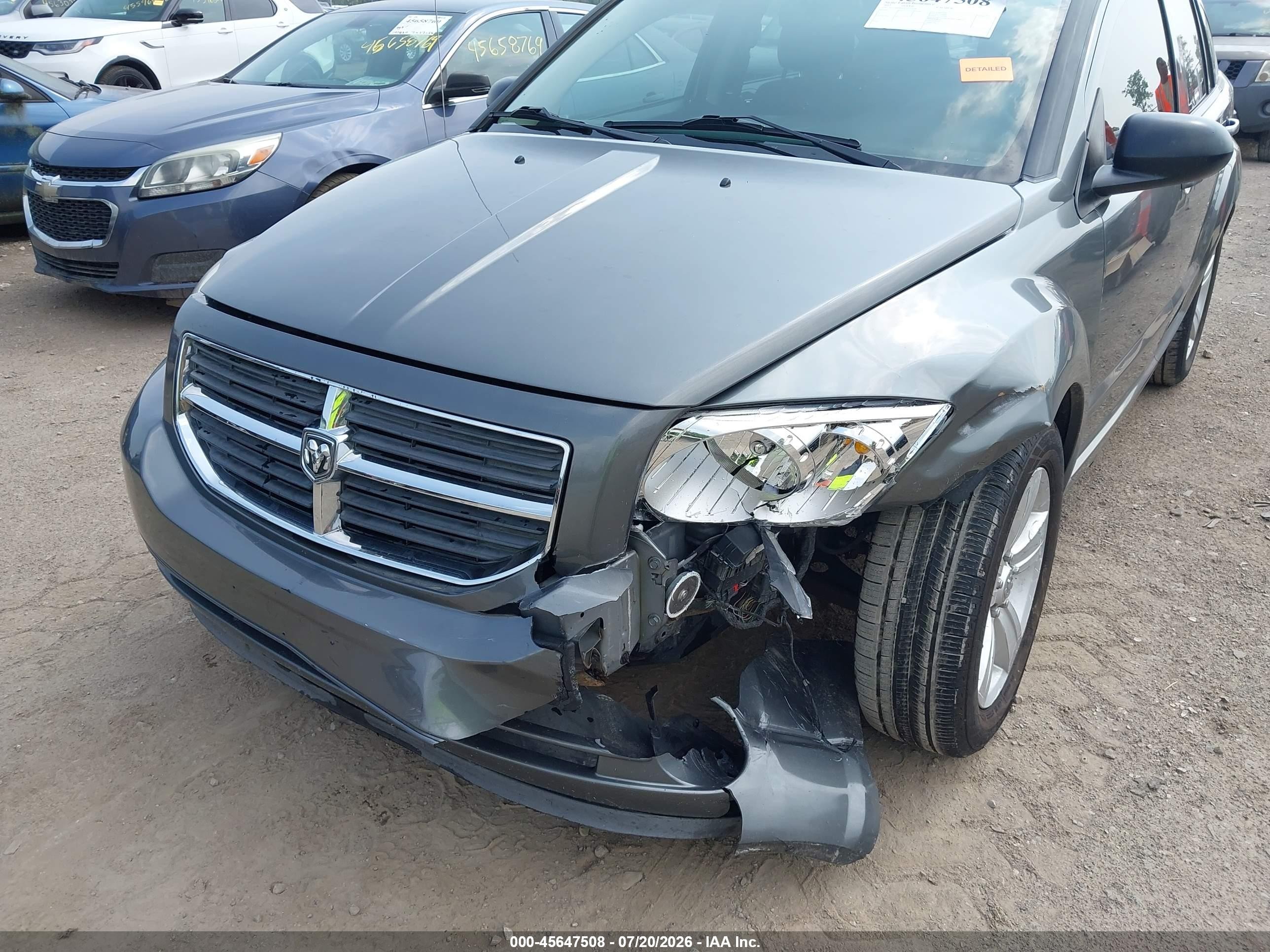 2012 Dodge Caliber Sxt Gray vin: 1C3CDWDA5CD535138