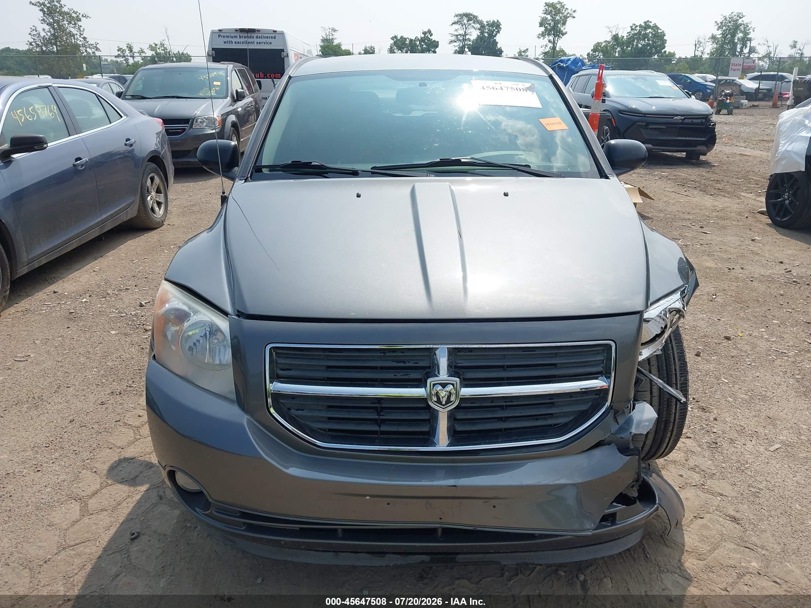 2012 Dodge Caliber Sxt Gray vin: 1C3CDWDA5CD535138
