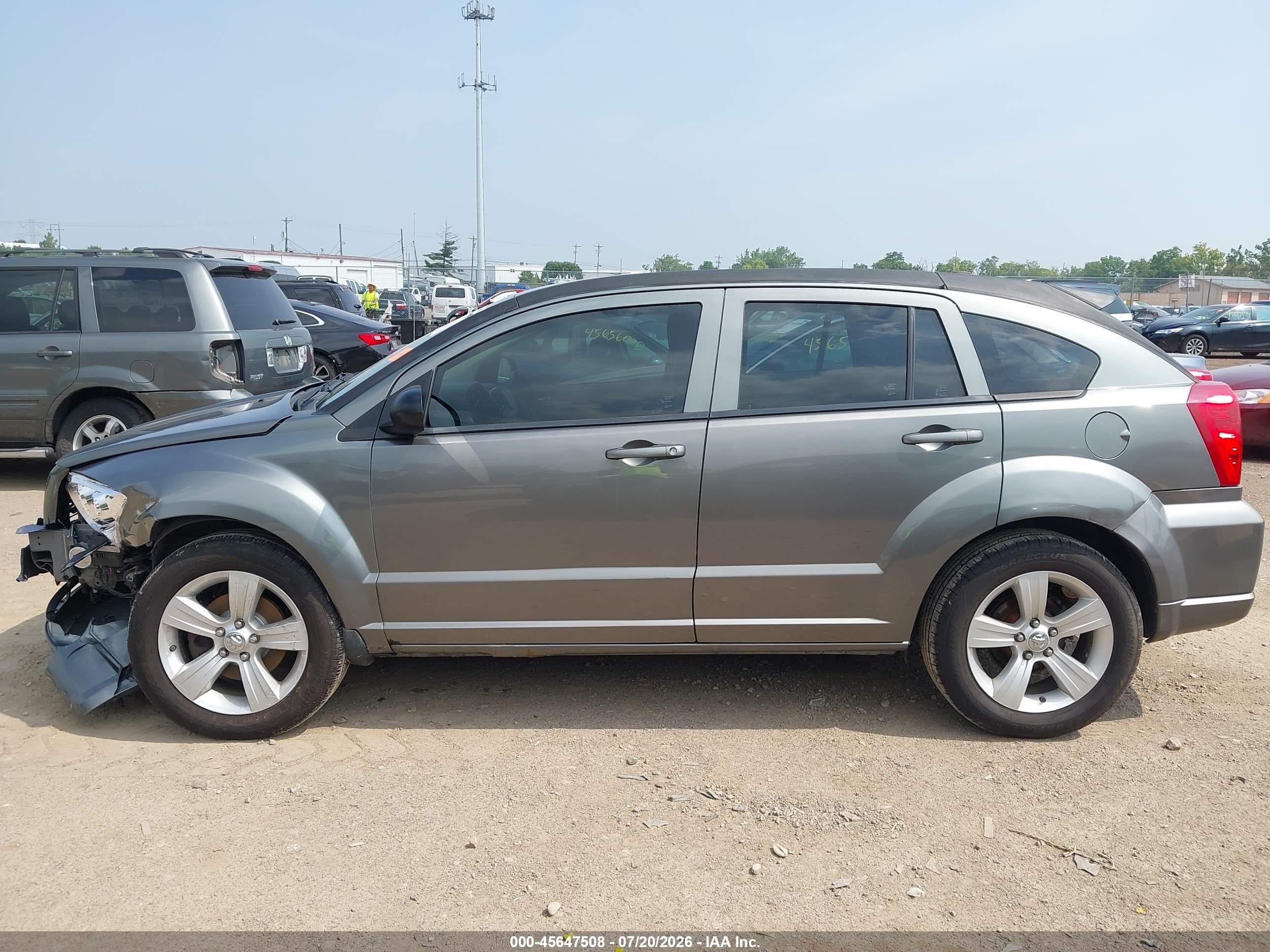 2012 Dodge Caliber Sxt Gray vin: 1C3CDWDA5CD535138