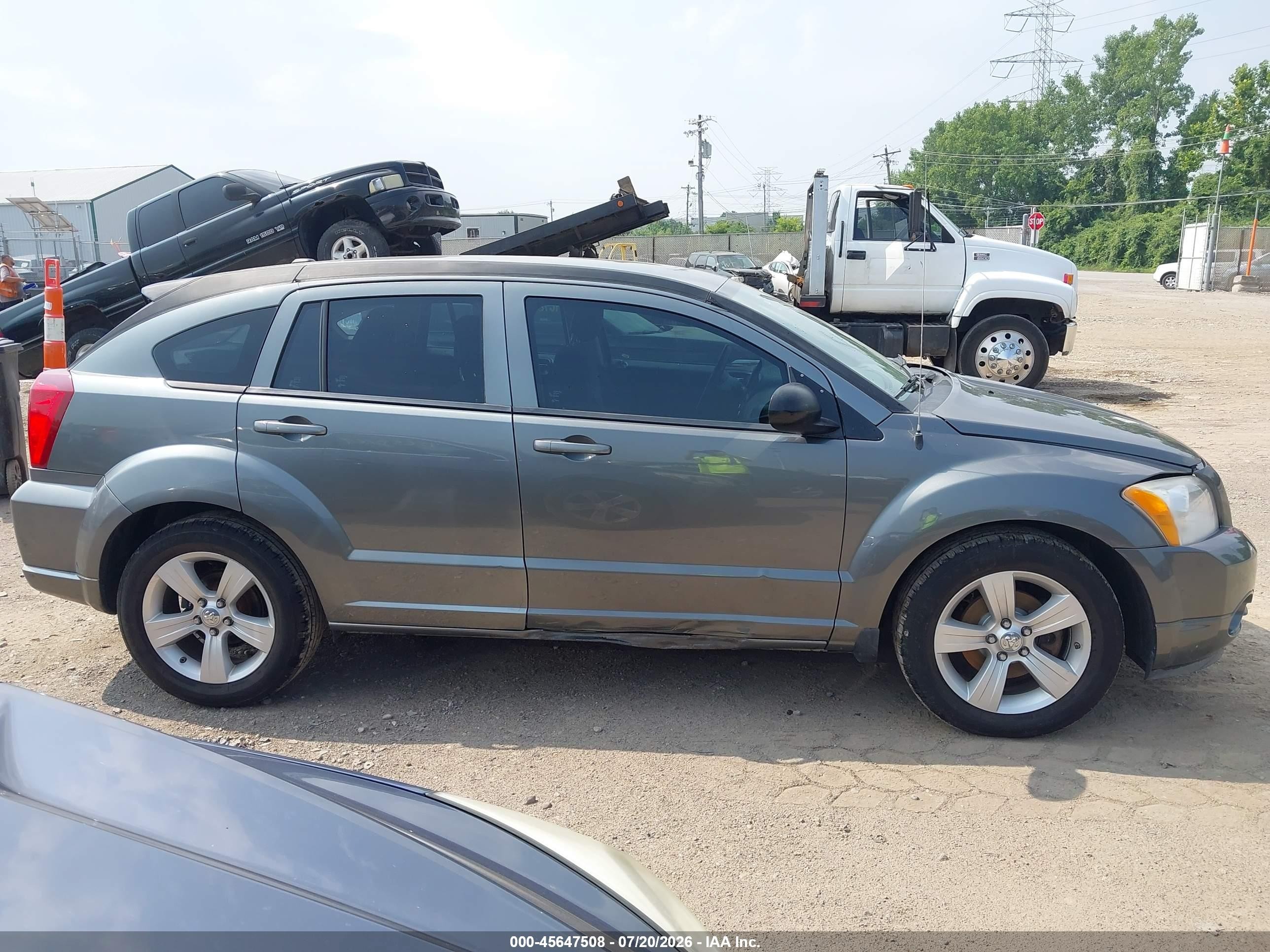 2012 Dodge Caliber Sxt Gray vin: 1C3CDWDA5CD535138