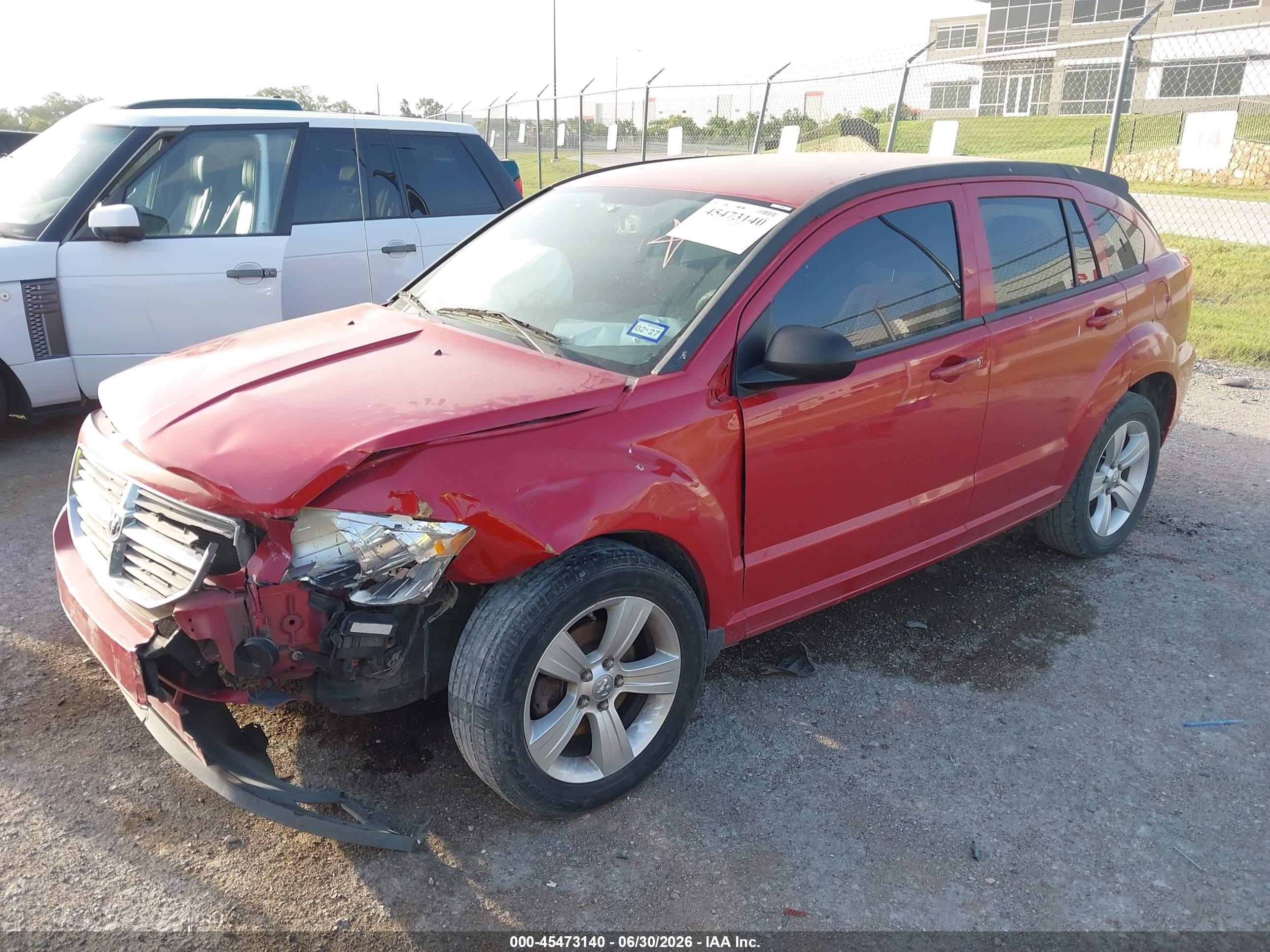 2012 Dodge Caliber Sxt Красный vin: 1C3CDWDA6CD529350