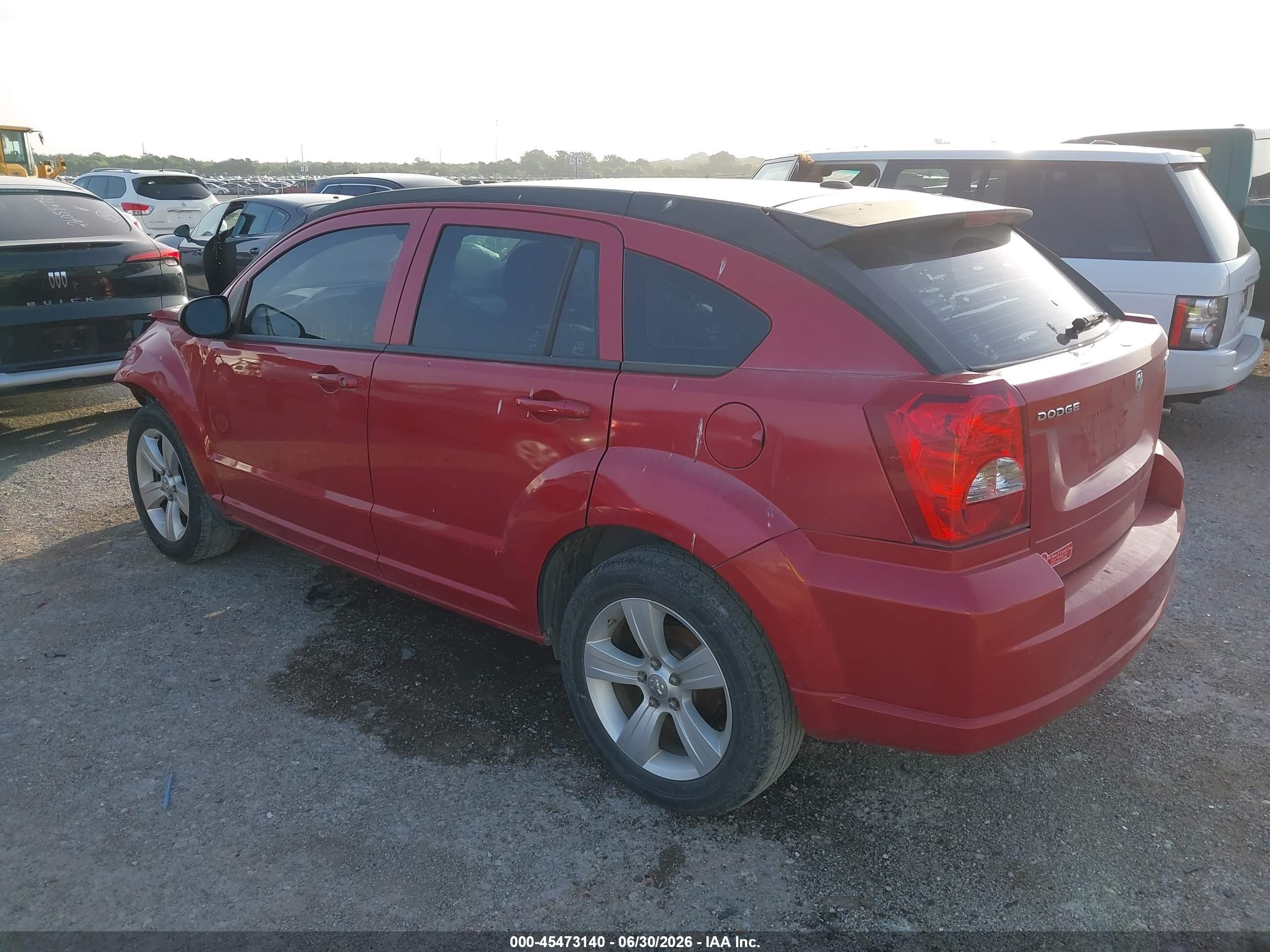 2012 Dodge Caliber Sxt Красный vin: 1C3CDWDA6CD529350