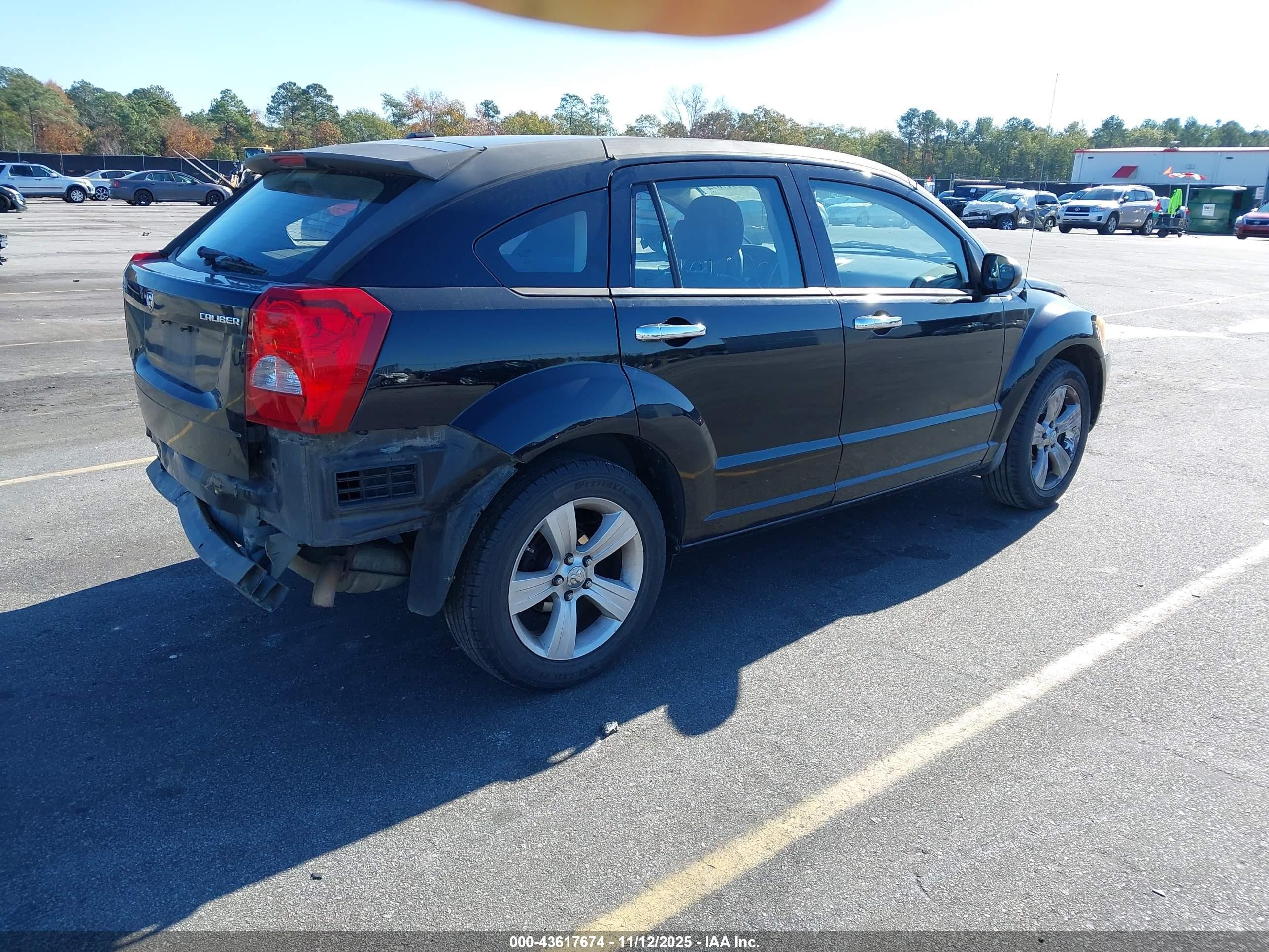 2012 Dodge Caliber Sxt Black vin: 1C3CDWDA8CD506295