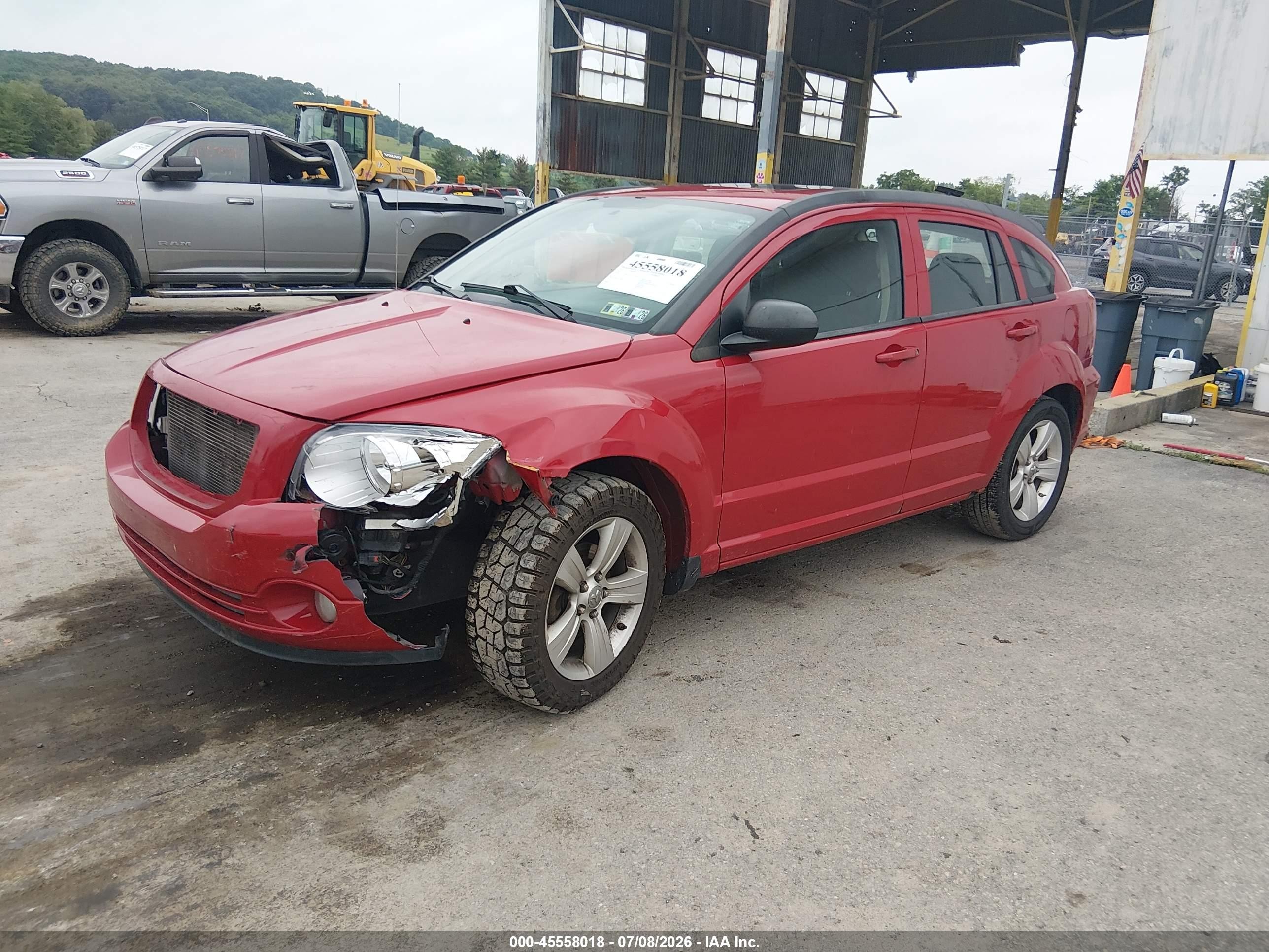 2012 Dodge Caliber Sxt Red vin: 1C3CDWDA9CD535210