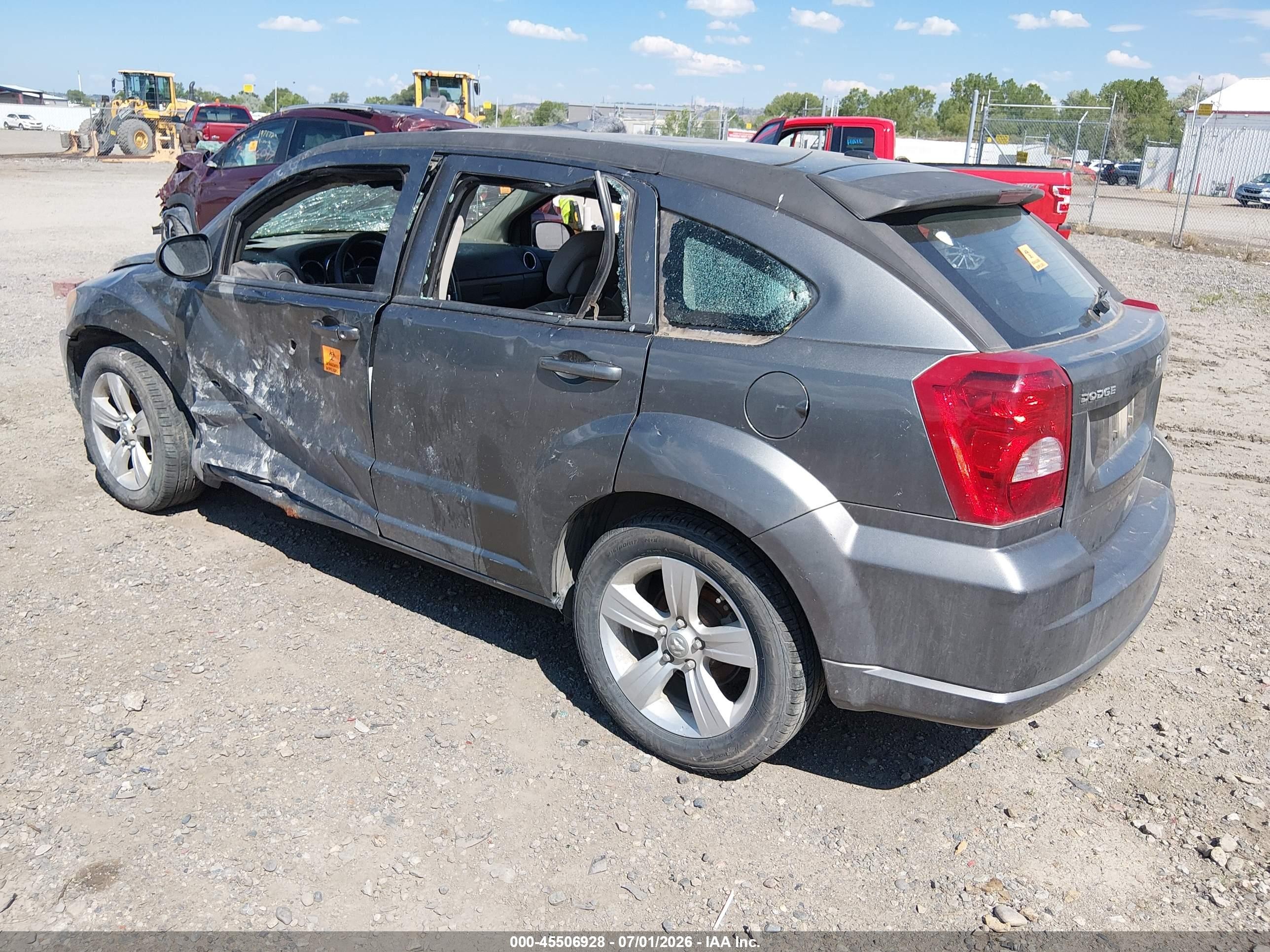 2012 Dodge Caliber Sxt Gray vin: 1C3CDWDA9CD536745