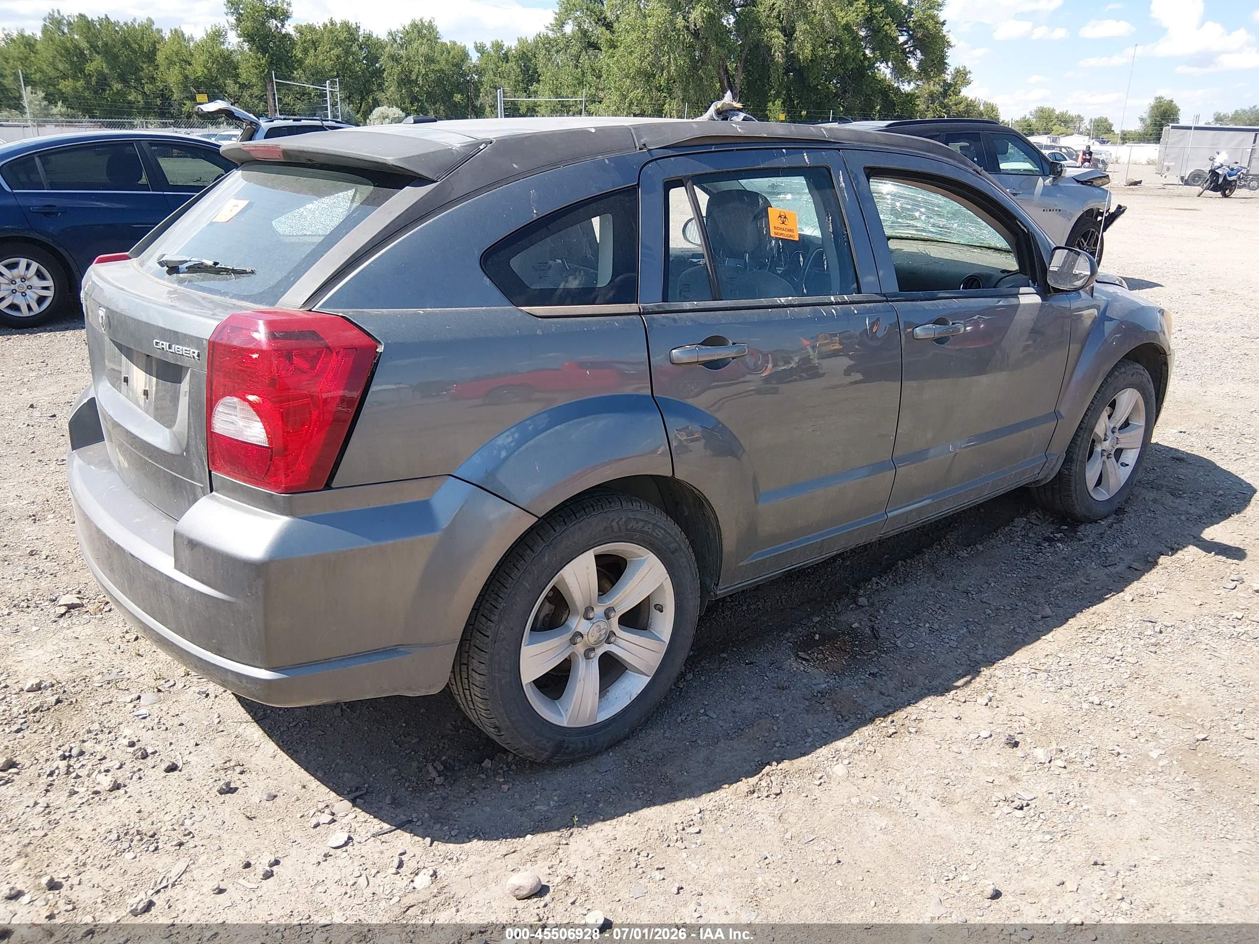 2012 Dodge Caliber Sxt Gray vin: 1C3CDWDA9CD536745