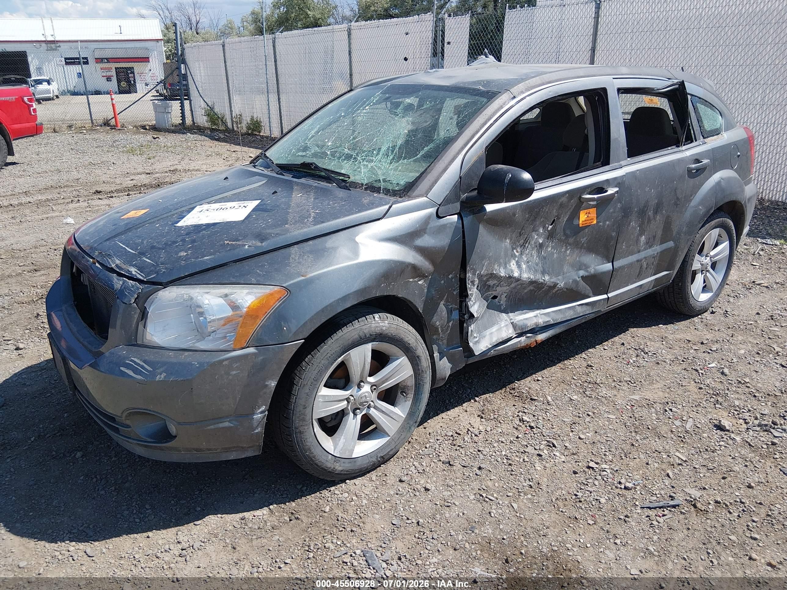 2012 Dodge Caliber Sxt Gray vin: 1C3CDWDA9CD536745