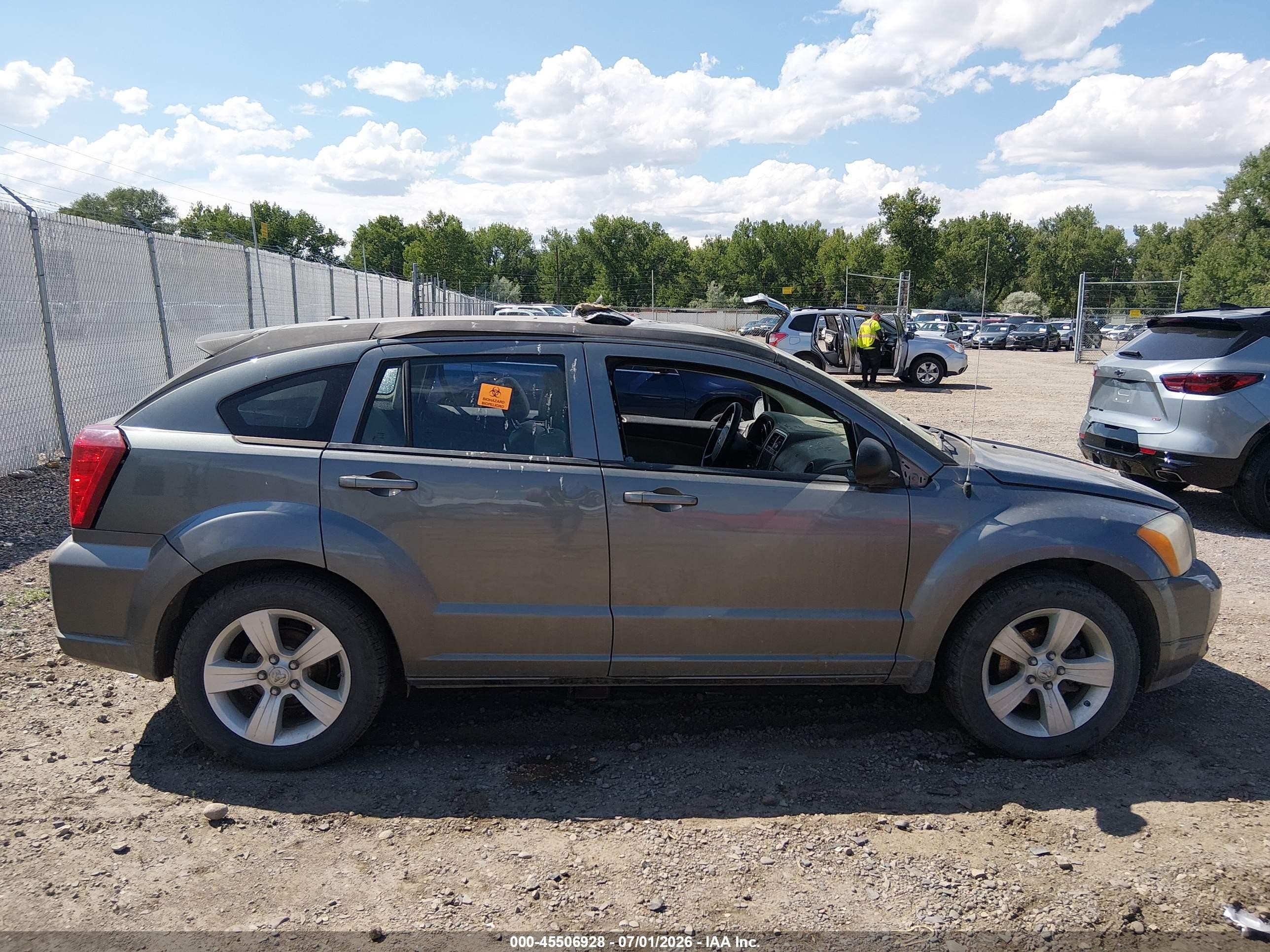 2012 Dodge Caliber Sxt Gray vin: 1C3CDWDA9CD536745