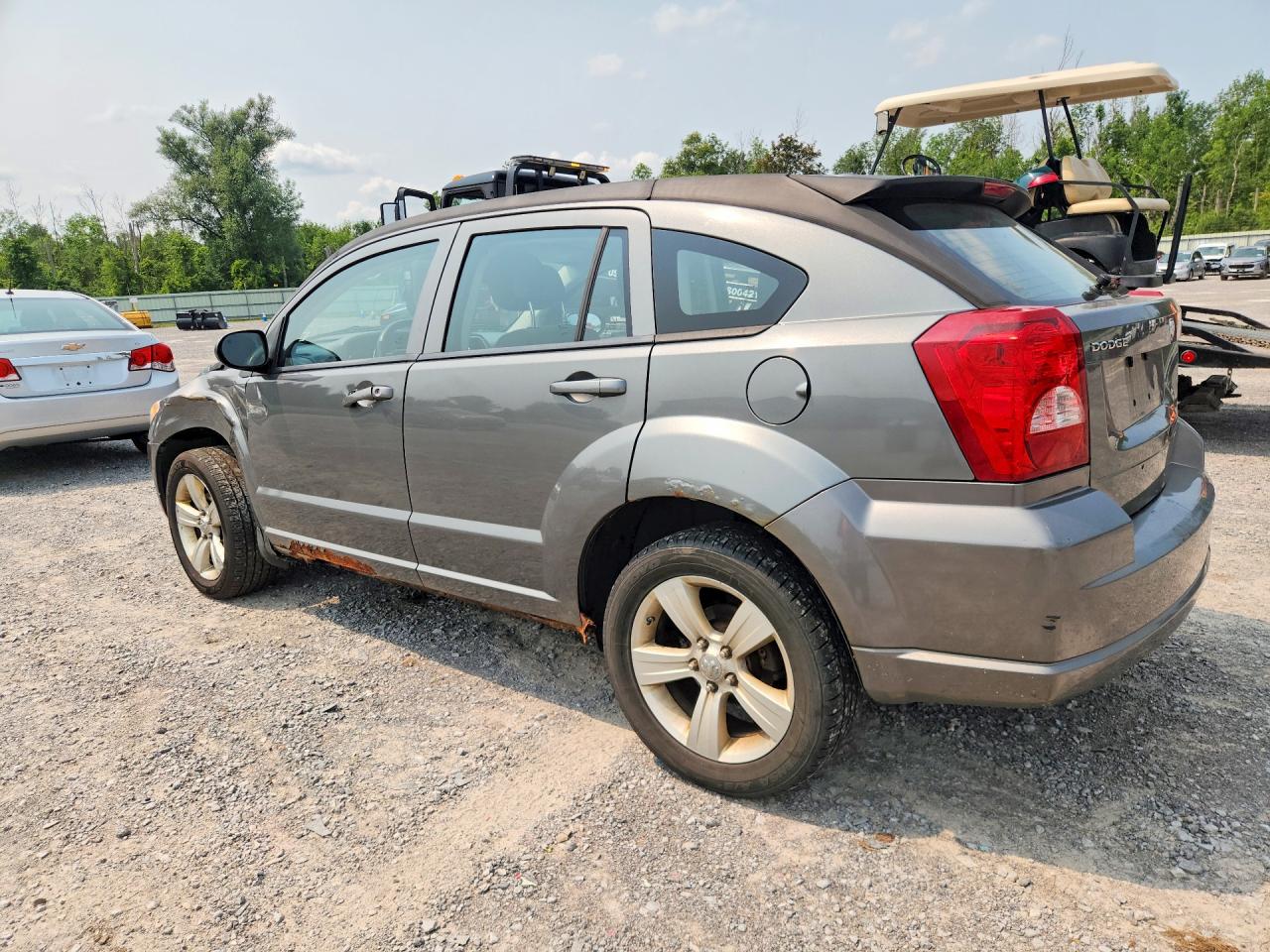 2012 Dodge Caliber Sxt Silver vin: 1C3CDWDA9CD537023