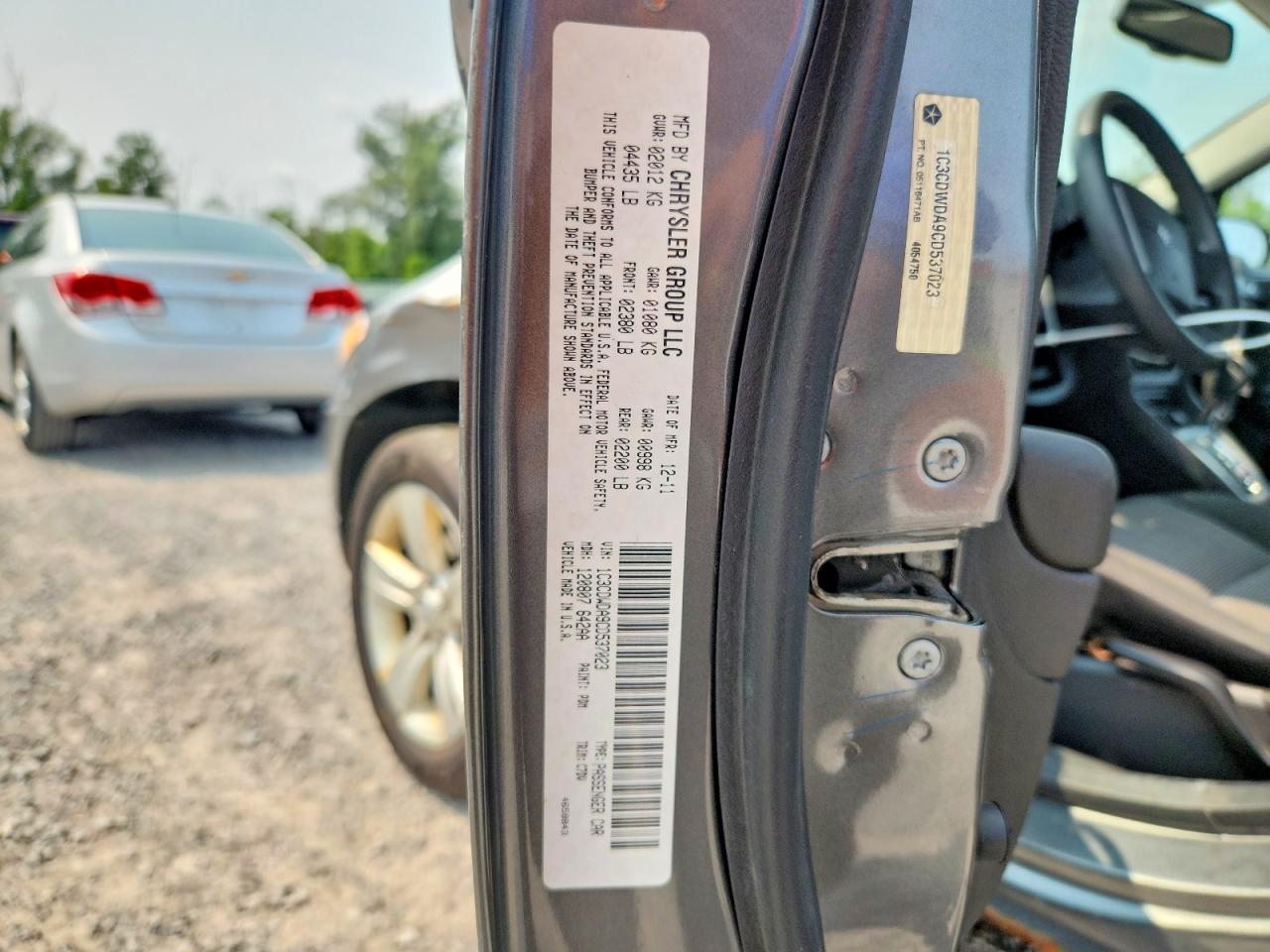 2012 Dodge Caliber Sxt Silver vin: 1C3CDWDA9CD537023