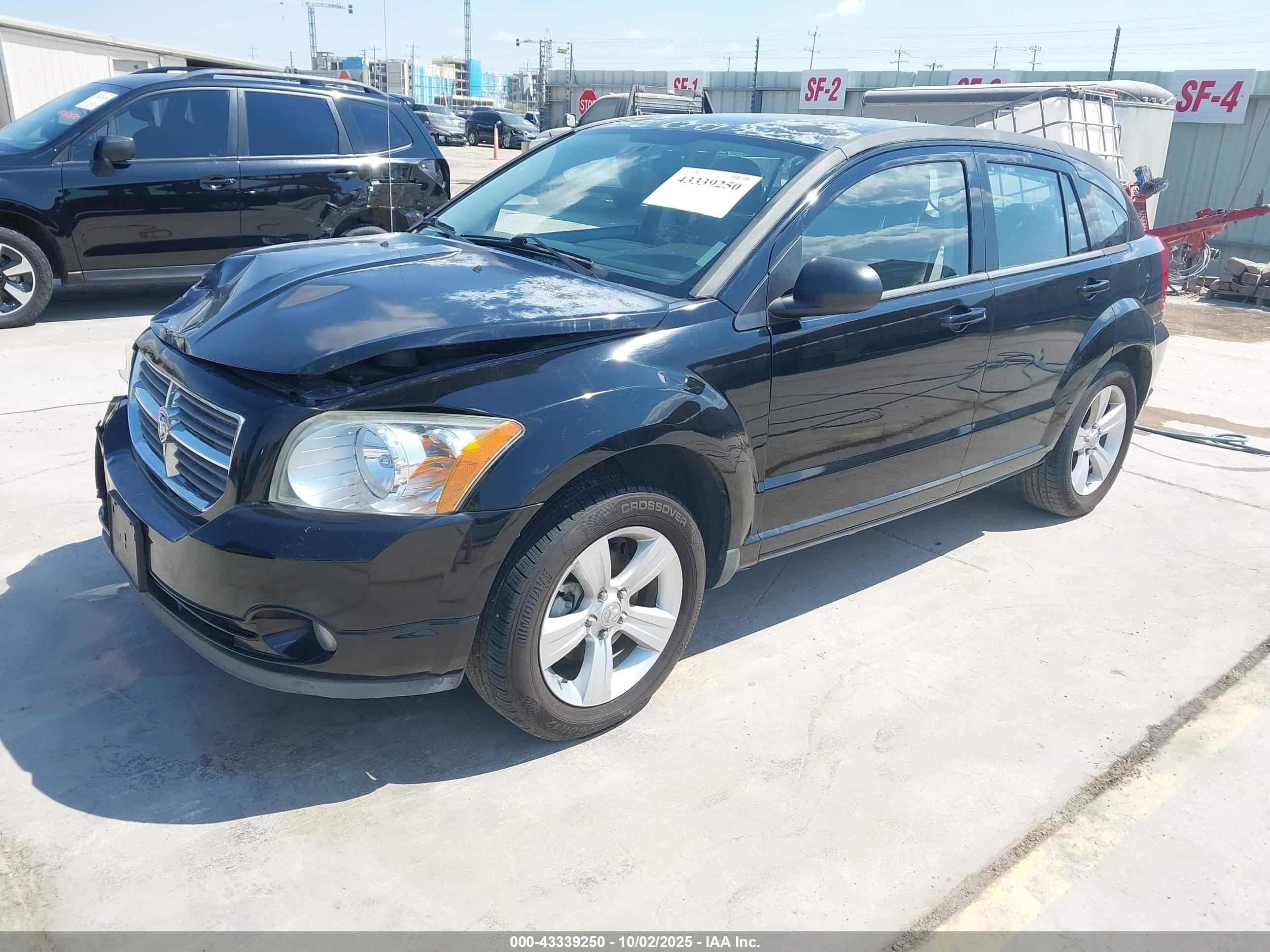 2012 Dodge Caliber Sxt Black vin: 1C3CDWDAXCD529710
