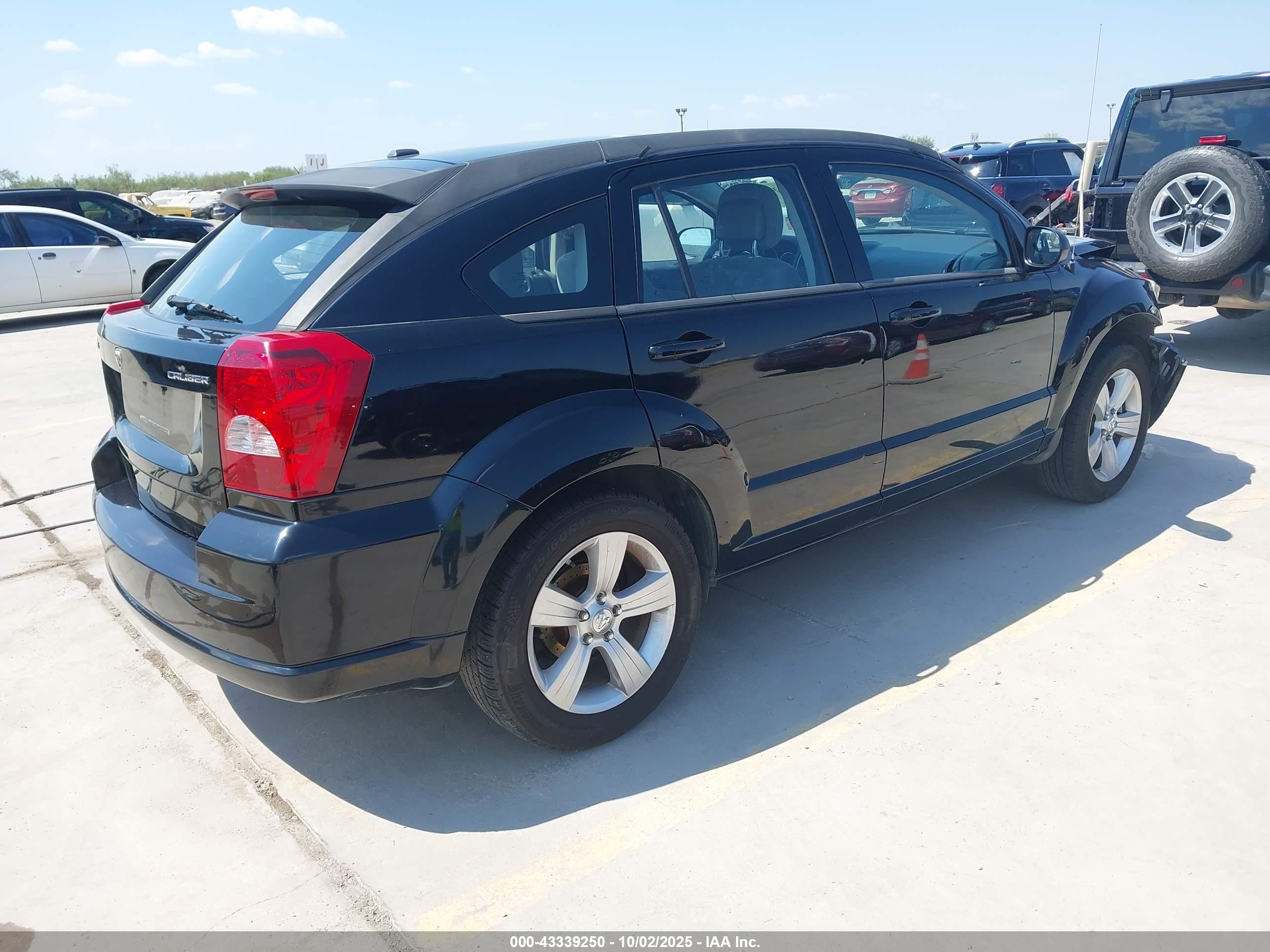 2012 Dodge Caliber Sxt Black vin: 1C3CDWDAXCD529710