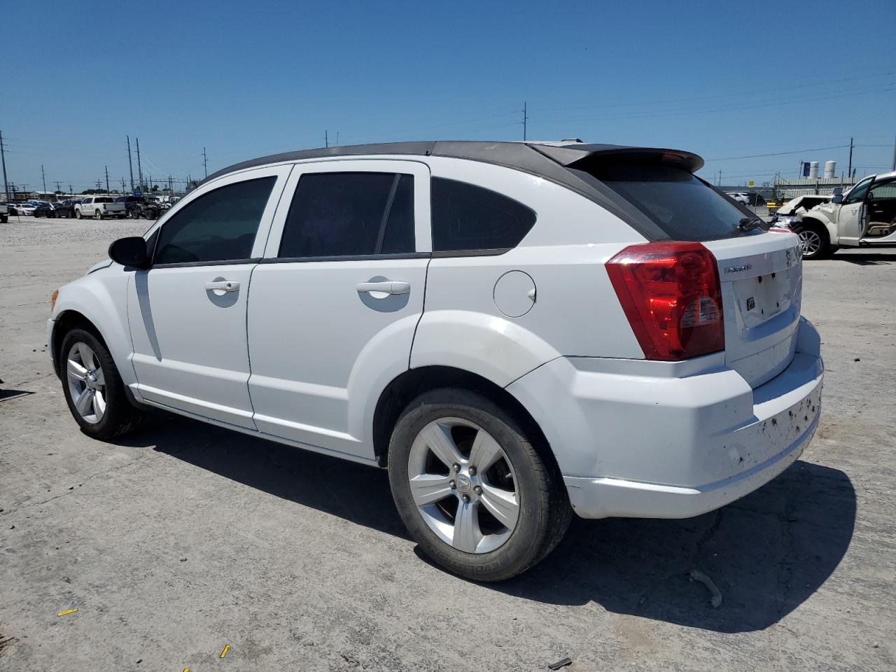 2012 Dodge Caliber Sxt White vin: 1C3CDWDAXCD535541