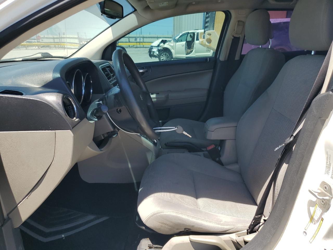 2012 Dodge Caliber Sxt White vin: 1C3CDWDAXCD535541