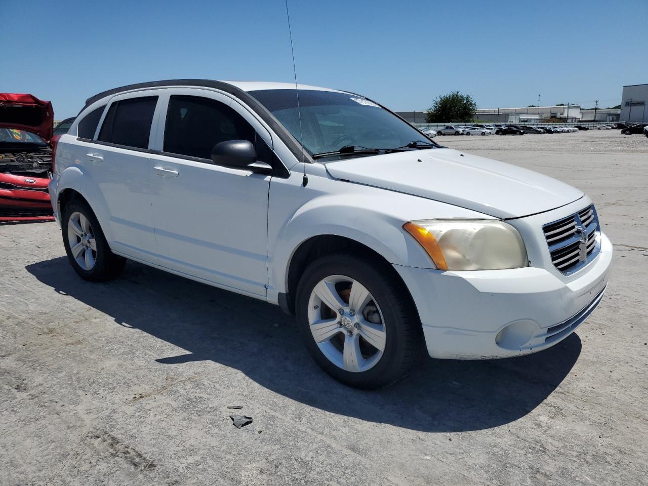 2012 Dodge Caliber Sxt White vin: 1C3CDWDAXCD535541