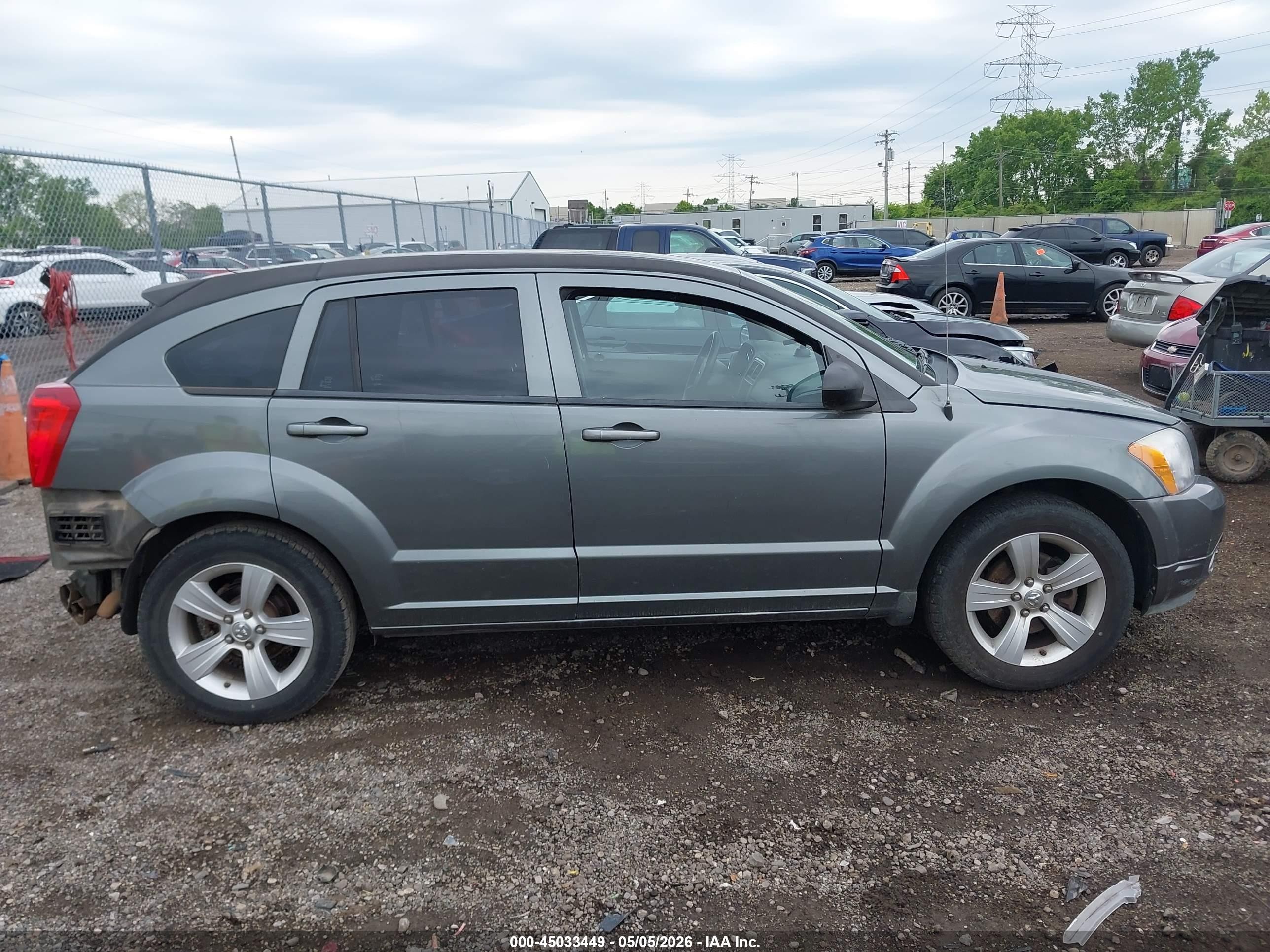 2012 Dodge Caliber Sxt Gray vin: 1C3CDWDAXCD535619
