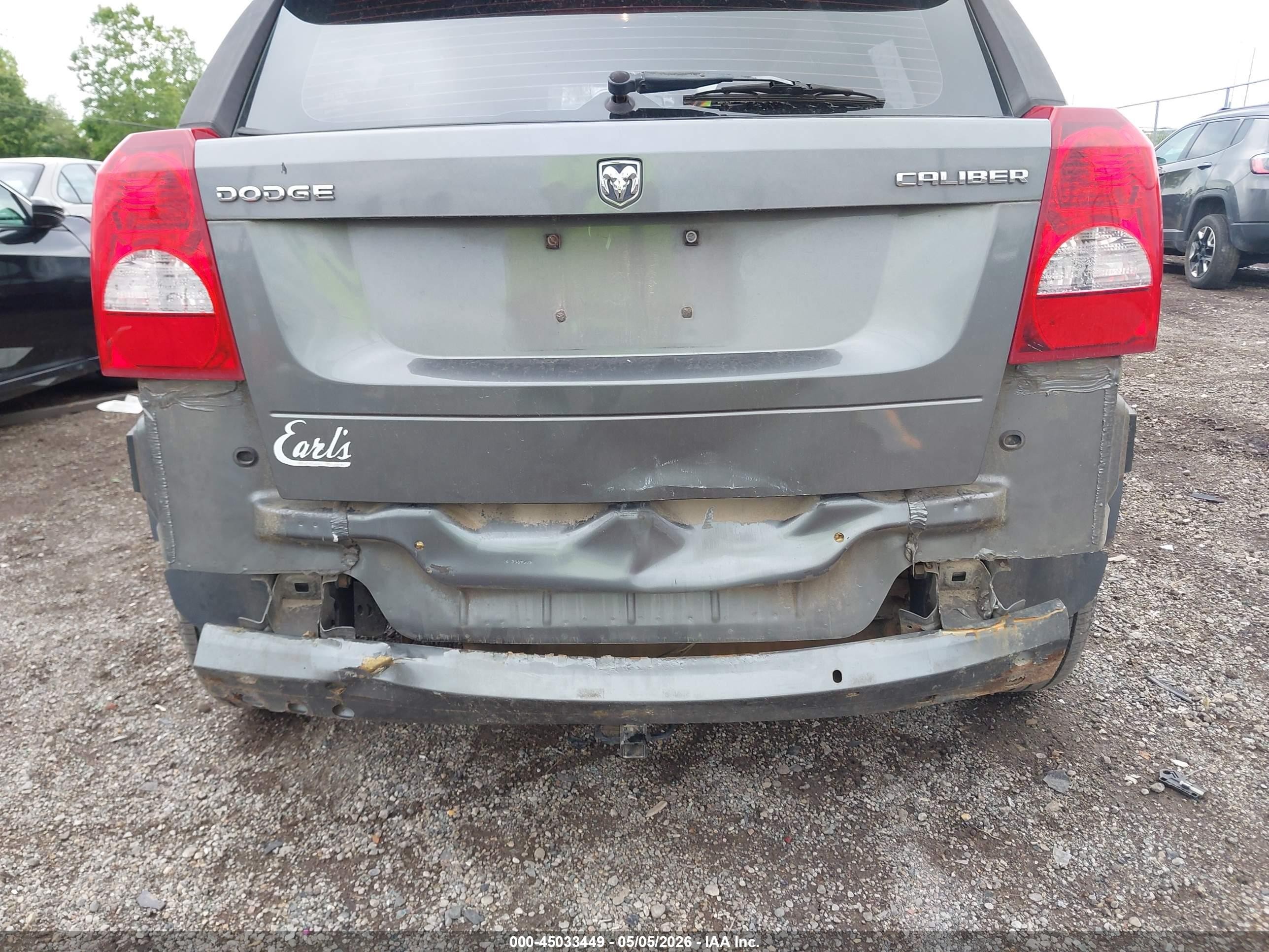 2012 Dodge Caliber Sxt Gray vin: 1C3CDWDAXCD535619
