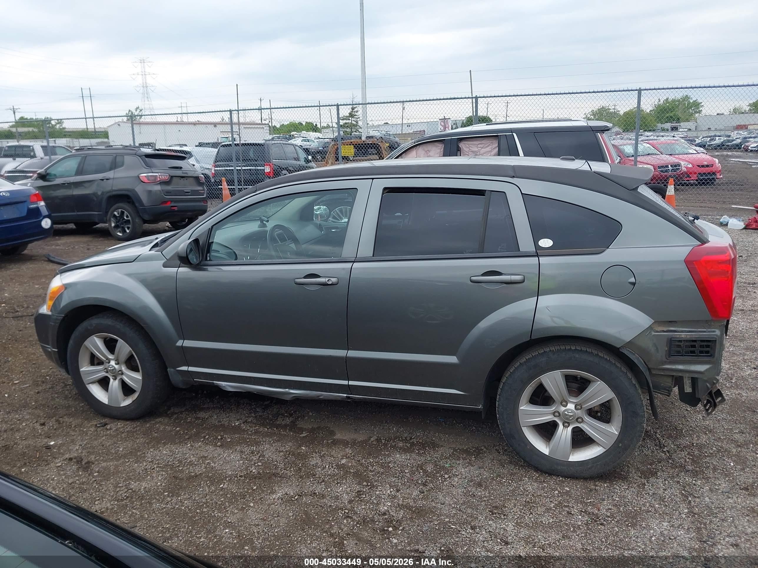 2012 Dodge Caliber Sxt Gray vin: 1C3CDWDAXCD535619