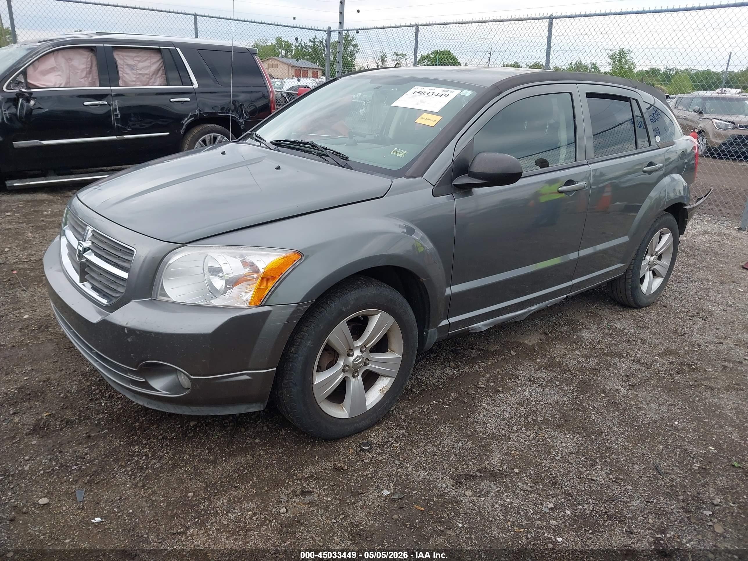 2012 Dodge Caliber Sxt Gray vin: 1C3CDWDAXCD535619