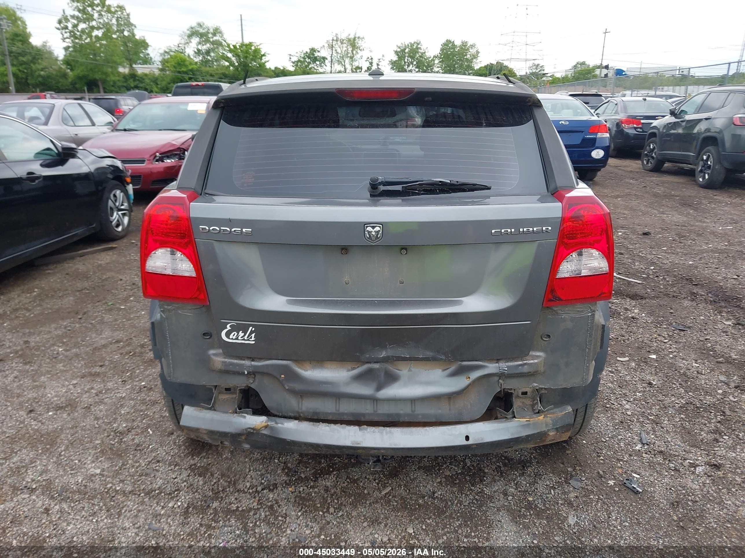 2012 Dodge Caliber Sxt Gray vin: 1C3CDWDAXCD535619