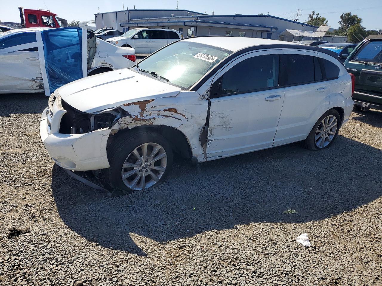 2012 Dodge Caliber White vin: 1C3CDWEA7CD530926
