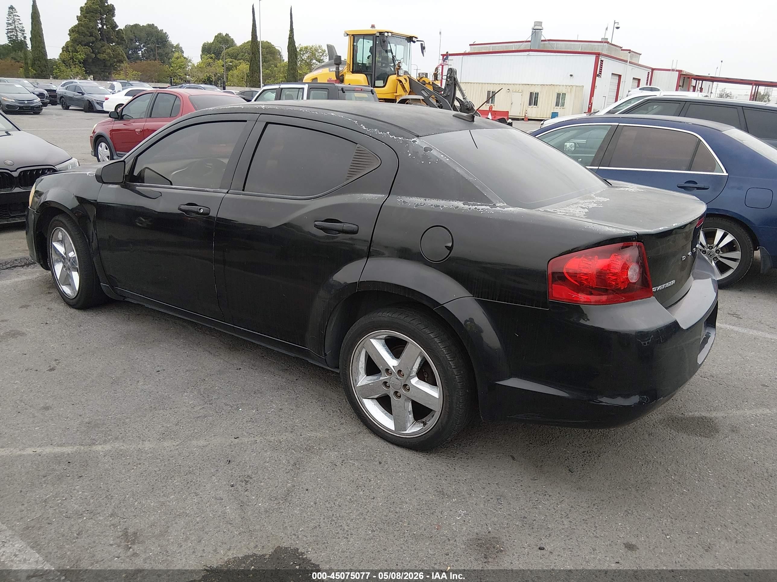 2012 Dodge Avenger Se Black vin: 1C3CDZAB0CN223527