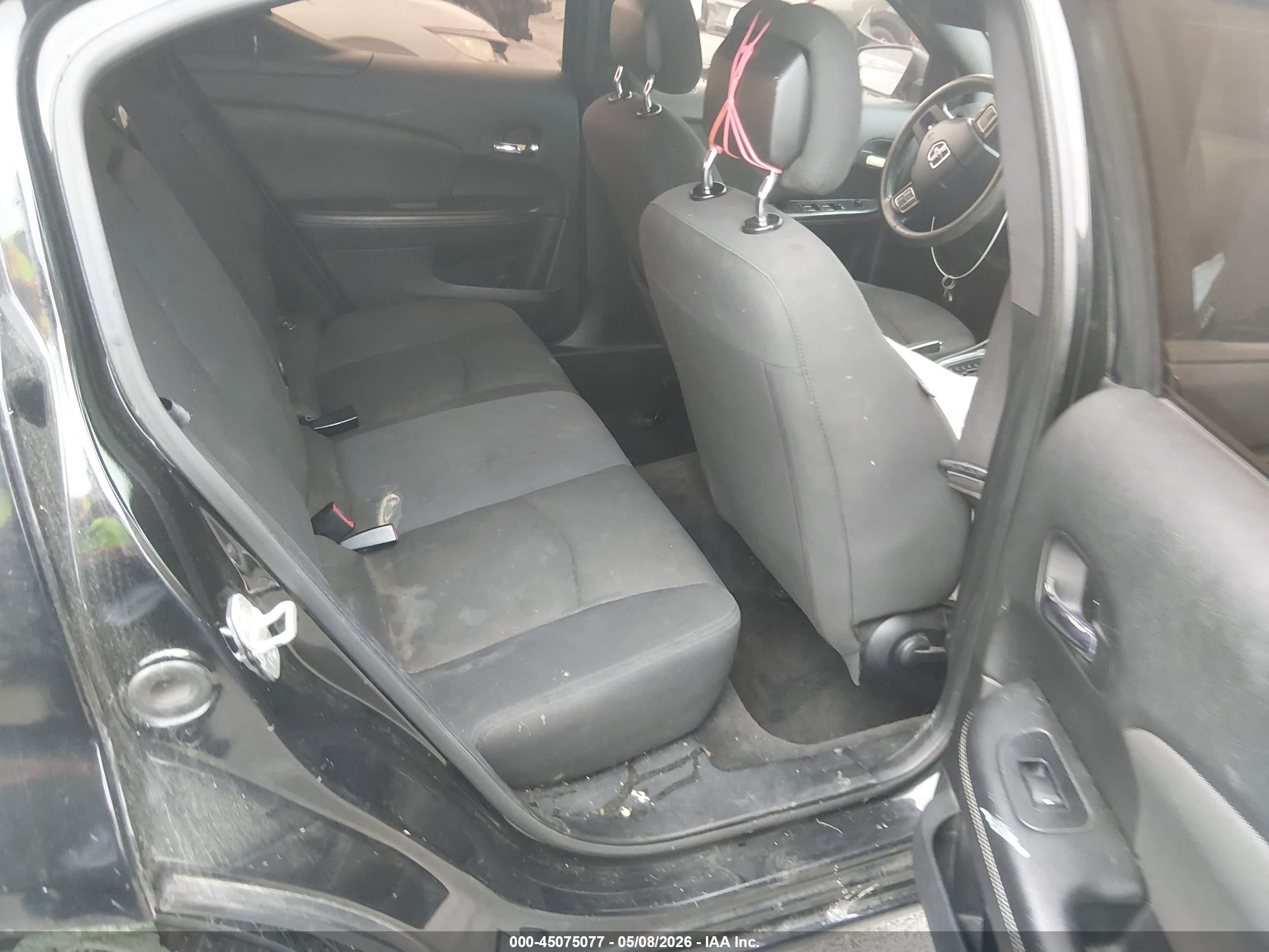 2012 Dodge Avenger Se Black vin: 1C3CDZAB0CN223527