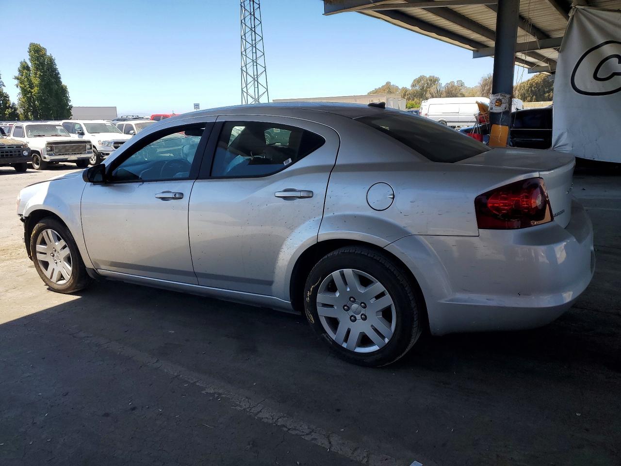 2012 Dodge Avenger Se Silver vin: 1C3CDZAB0CN230767