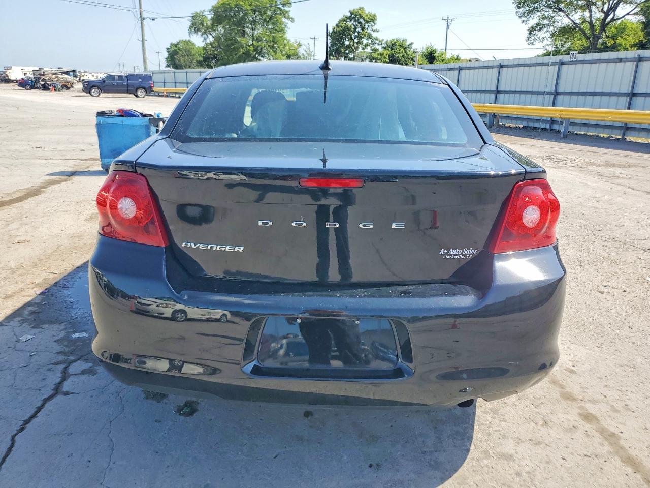 2012 Dodge Avenger Se Black vin: 1C3CDZAB0CN264899
