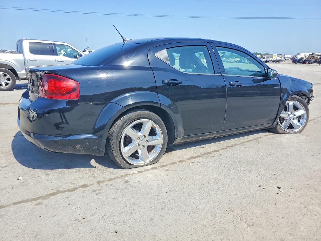 2012 Dodge Avenger Se Black vin: 1C3CDZAB0CN264899