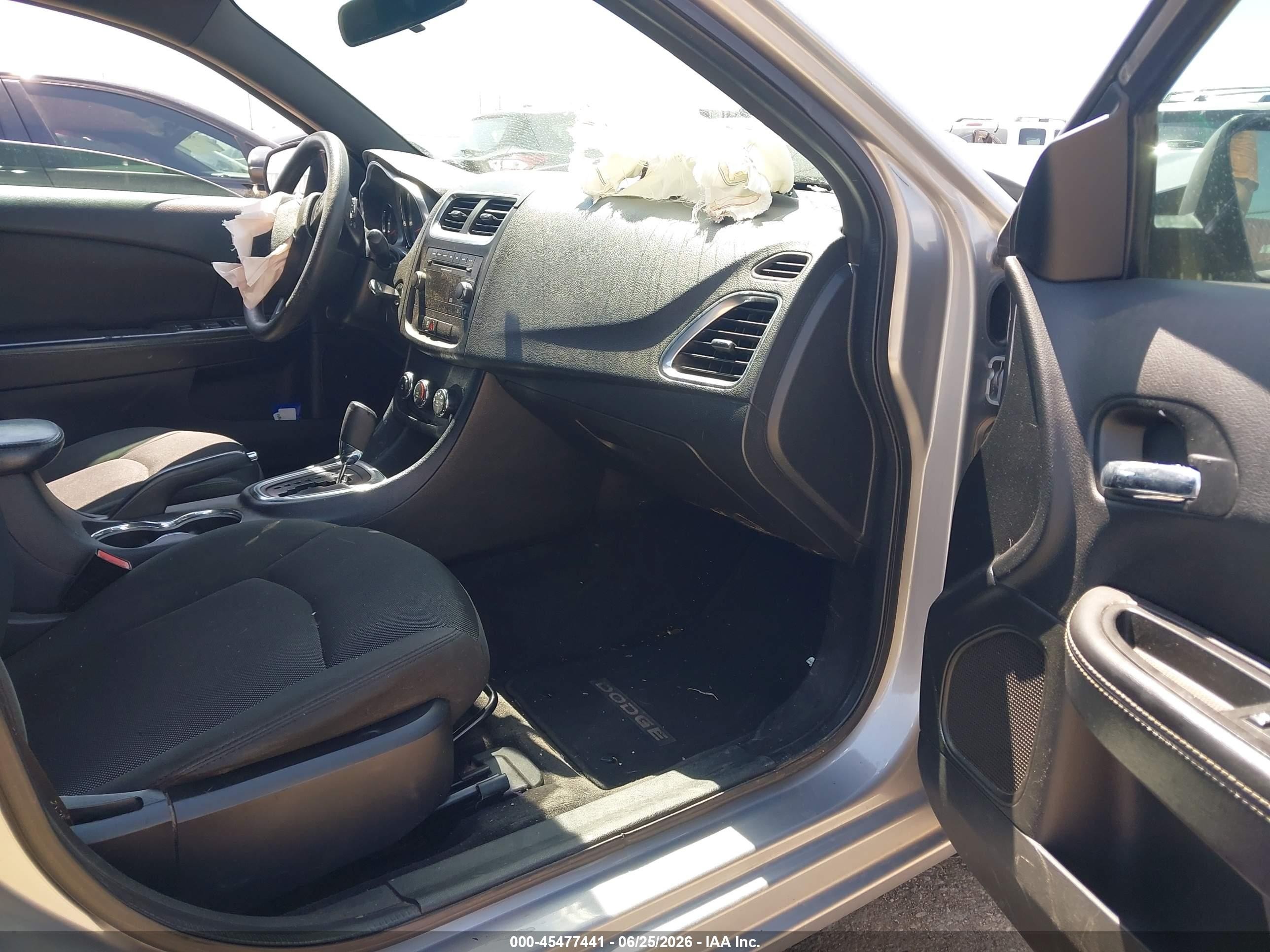 2013 Dodge Avenger Se Silver vin: 1C3CDZAB0DN530701