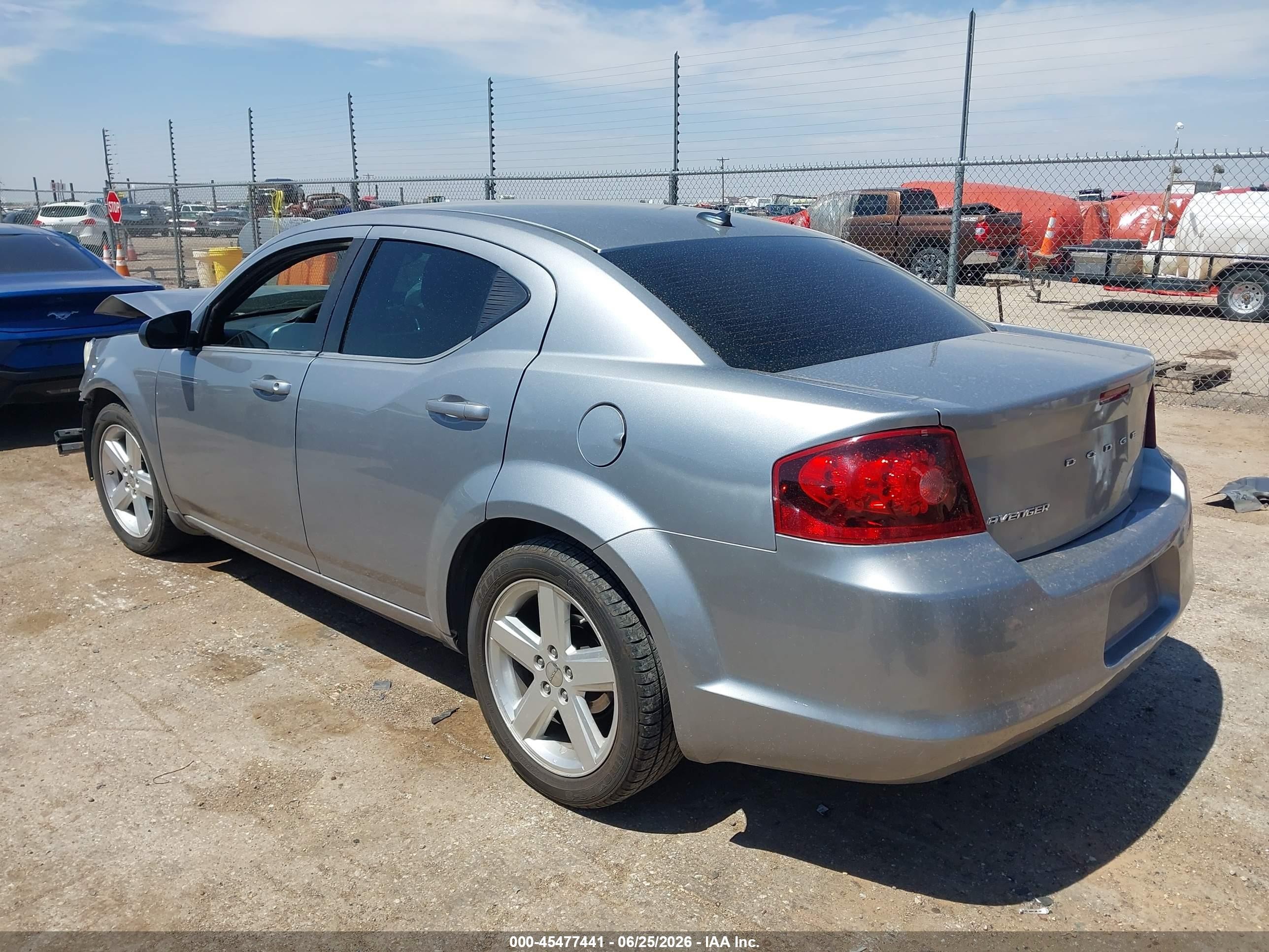 2013 Dodge Avenger Se Silver vin: 1C3CDZAB0DN530701