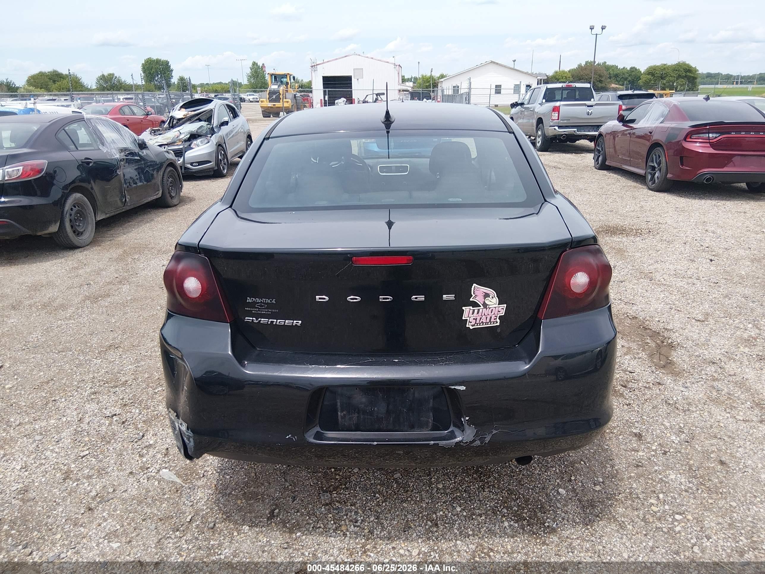 2013 Dodge Avenger Se Black vin: 1C3CDZAB0DN531136