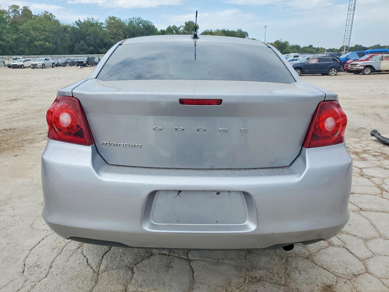 2013 Dodge Avenger Se Silver vin: 1C3CDZAB0DN541388