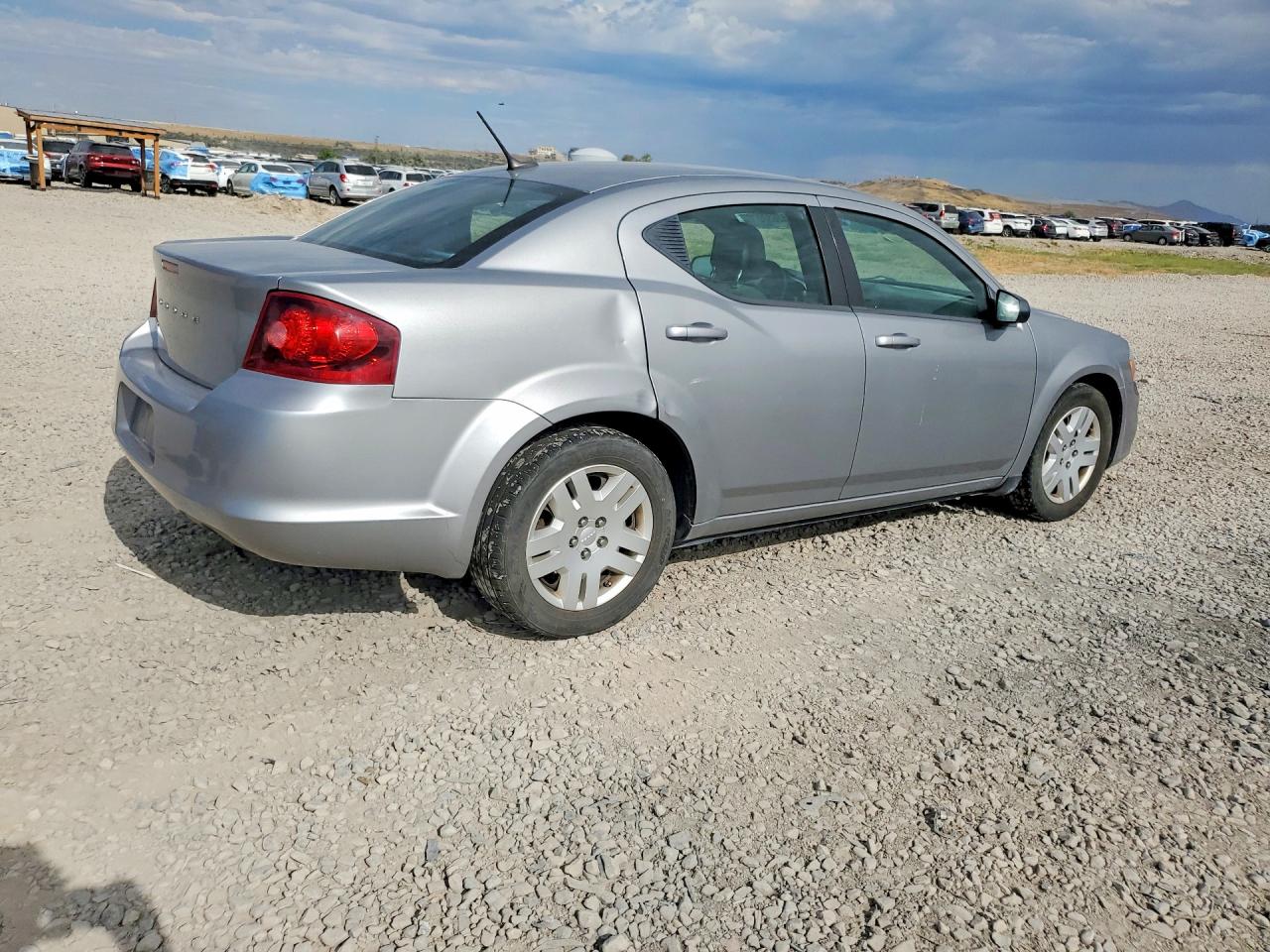 2013 Dodge Avenger Se Silver vin: 1C3CDZAB0DN620317