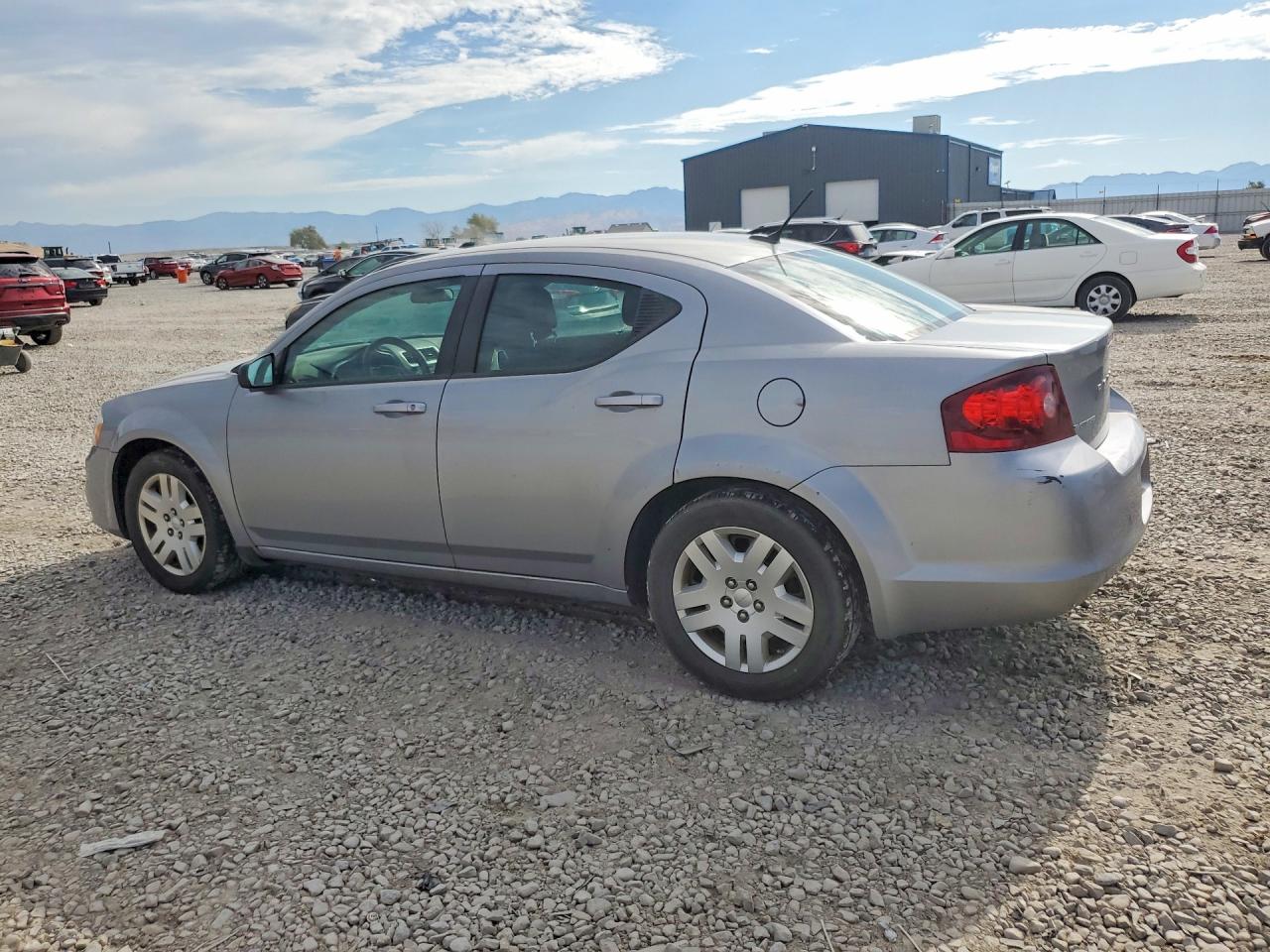 2013 Dodge Avenger Se Silver vin: 1C3CDZAB0DN620317