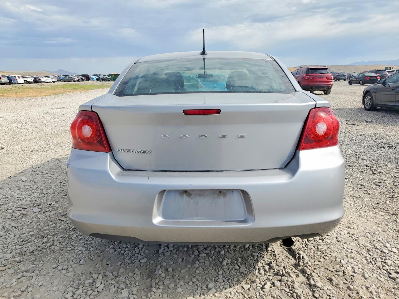 2013 Dodge Avenger Se Silver vin: 1C3CDZAB0DN620317