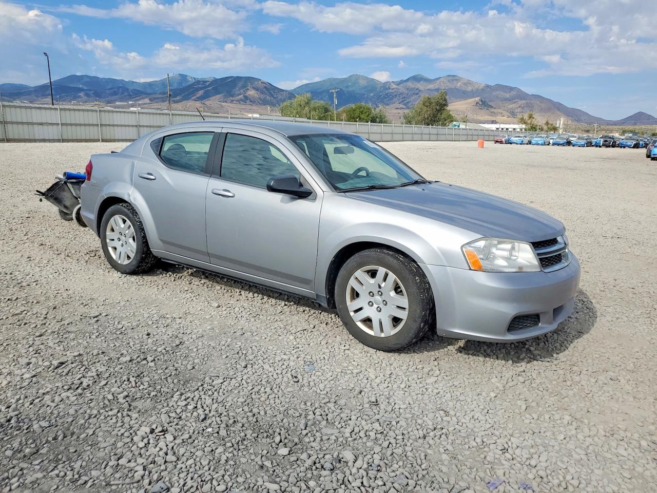 2013 Dodge Avenger Se Silver vin: 1C3CDZAB0DN620317