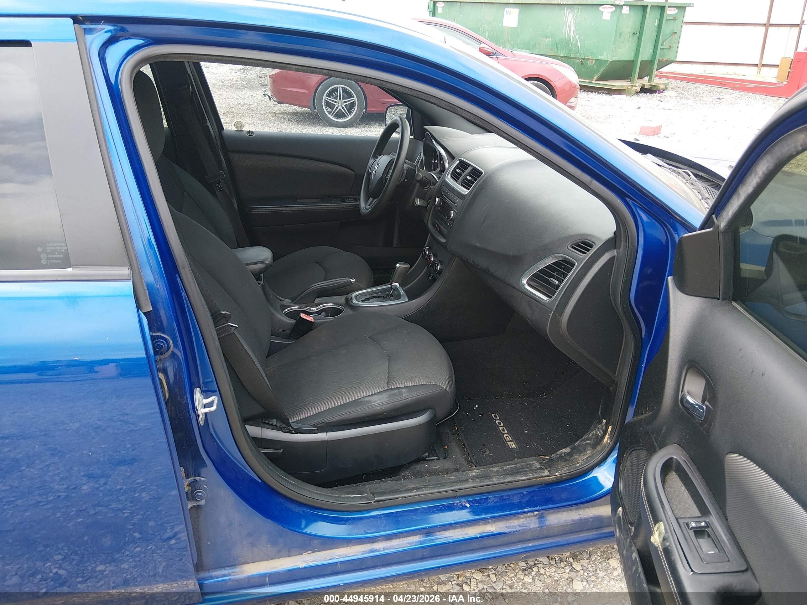 2013 Dodge Avenger Se Blue vin: 1C3CDZAB0DN653317
