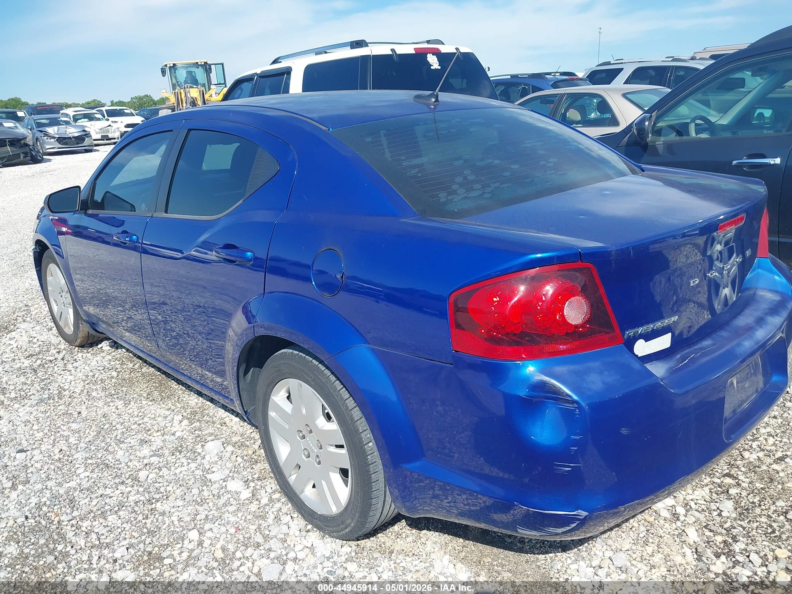 2013 Dodge Avenger Se Blue vin: 1C3CDZAB0DN653317