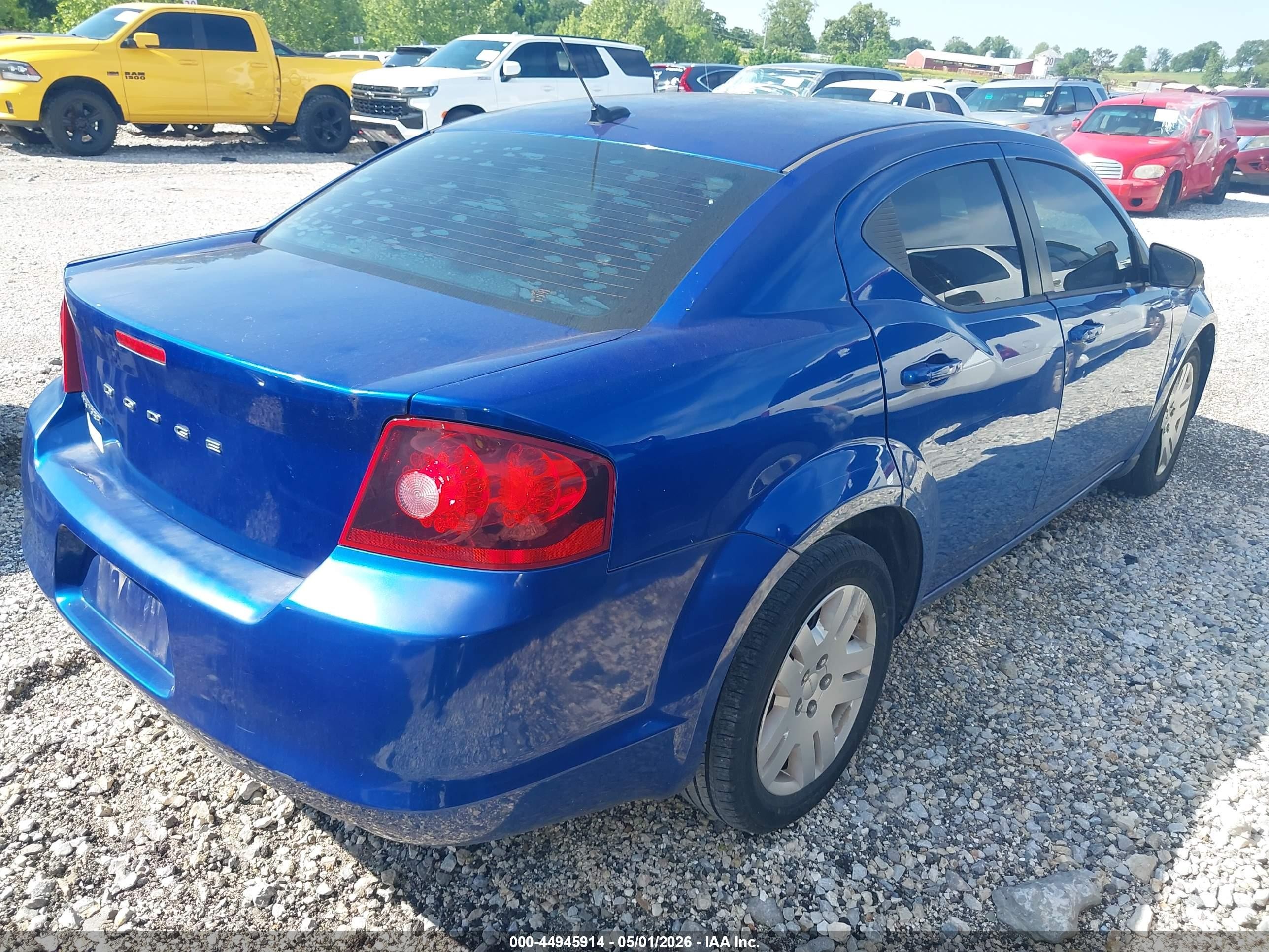 2013 Dodge Avenger Se Blue vin: 1C3CDZAB0DN653317