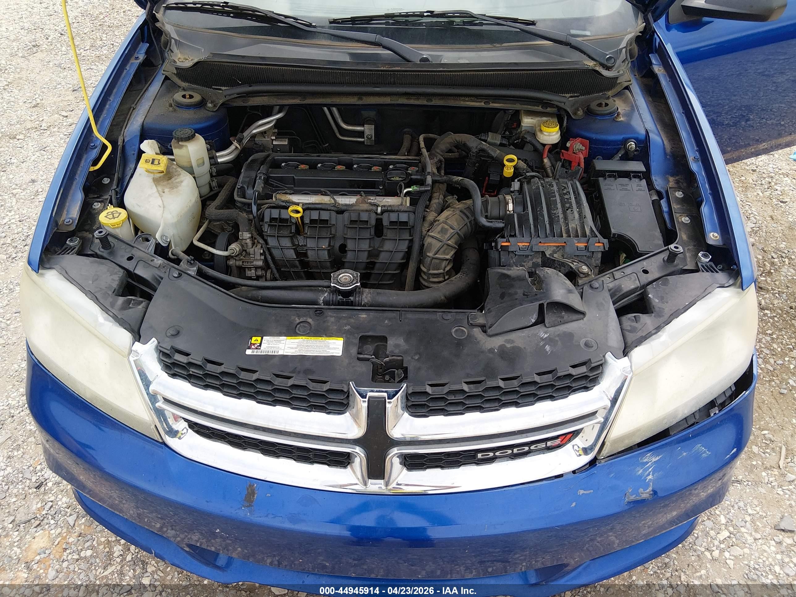 2013 Dodge Avenger Se Blue vin: 1C3CDZAB0DN653317