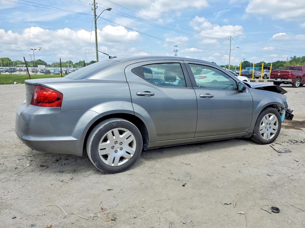 2013 Dodge Avenger Se Gray vin: 1C3CDZAB0DN653365