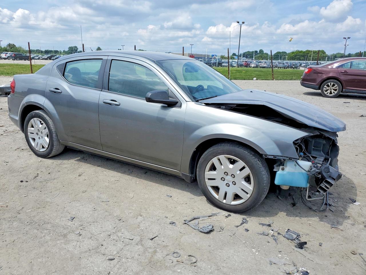 2013 Dodge Avenger Se Gray vin: 1C3CDZAB0DN653365